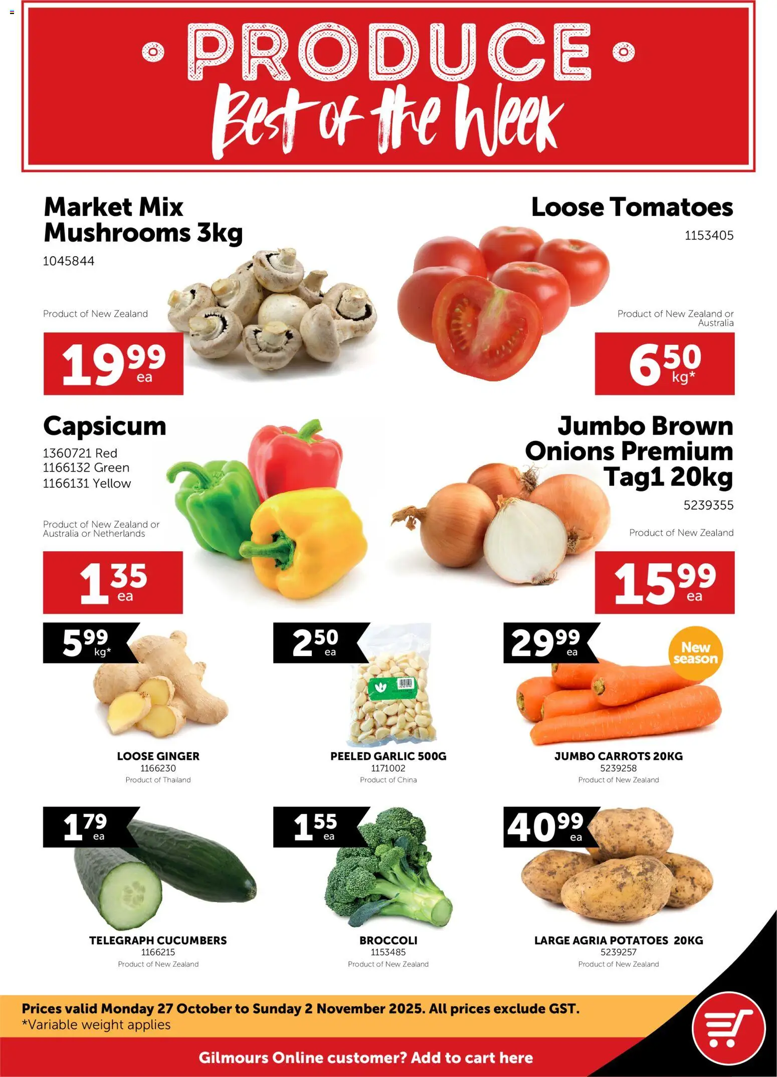 Gilmours catalogue from 27.10.2025 | Page: 1