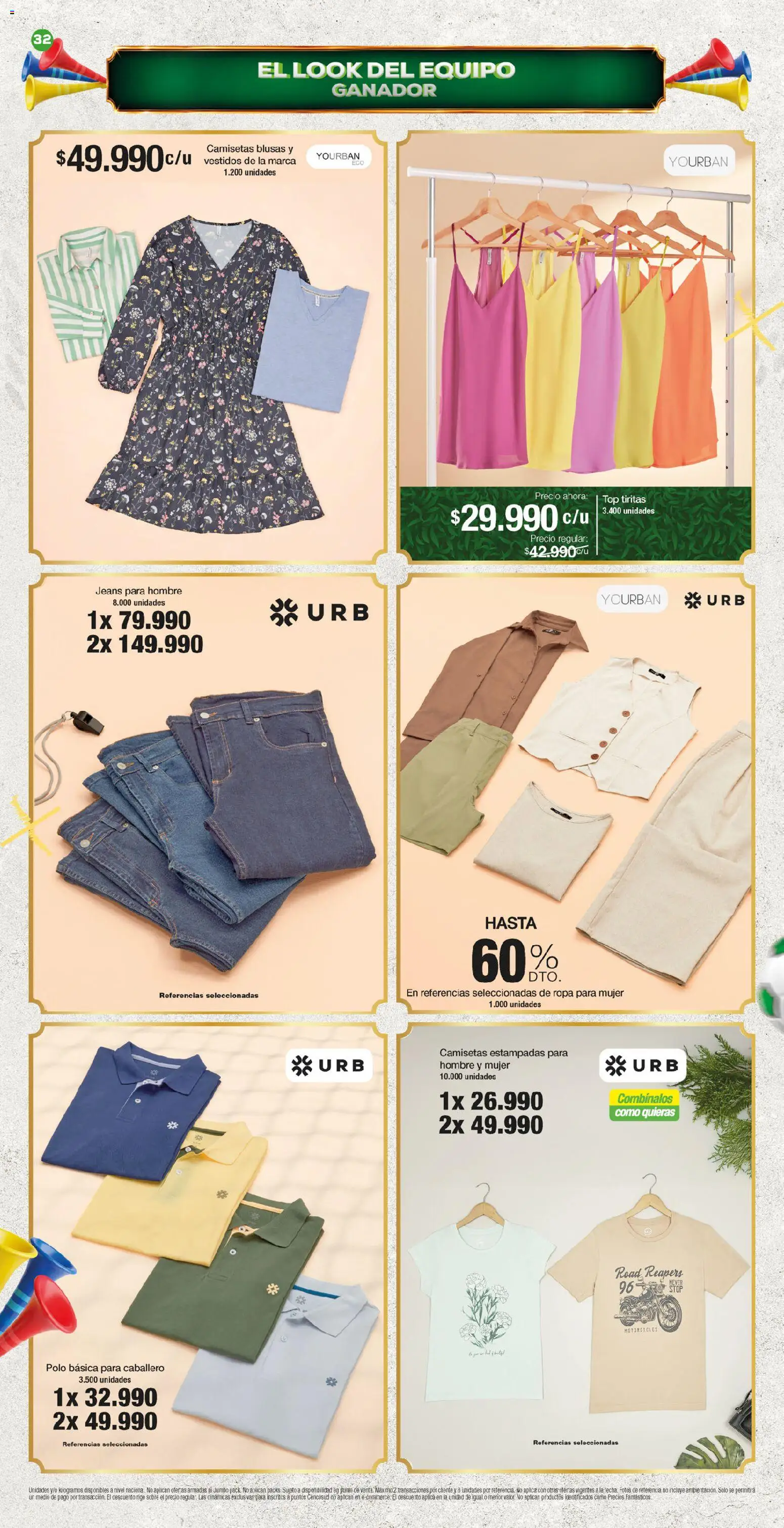 Jumbo revista - valida desde el 26.02.2026 | Página: 32 | Productos: Sobre, Top, Ropa