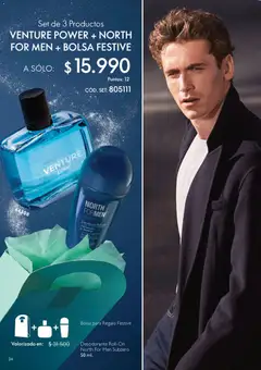 Oriflame catálogo válido desde el 06.12.2025 | Página: 34 | Productos: Bolsa, Desodorante