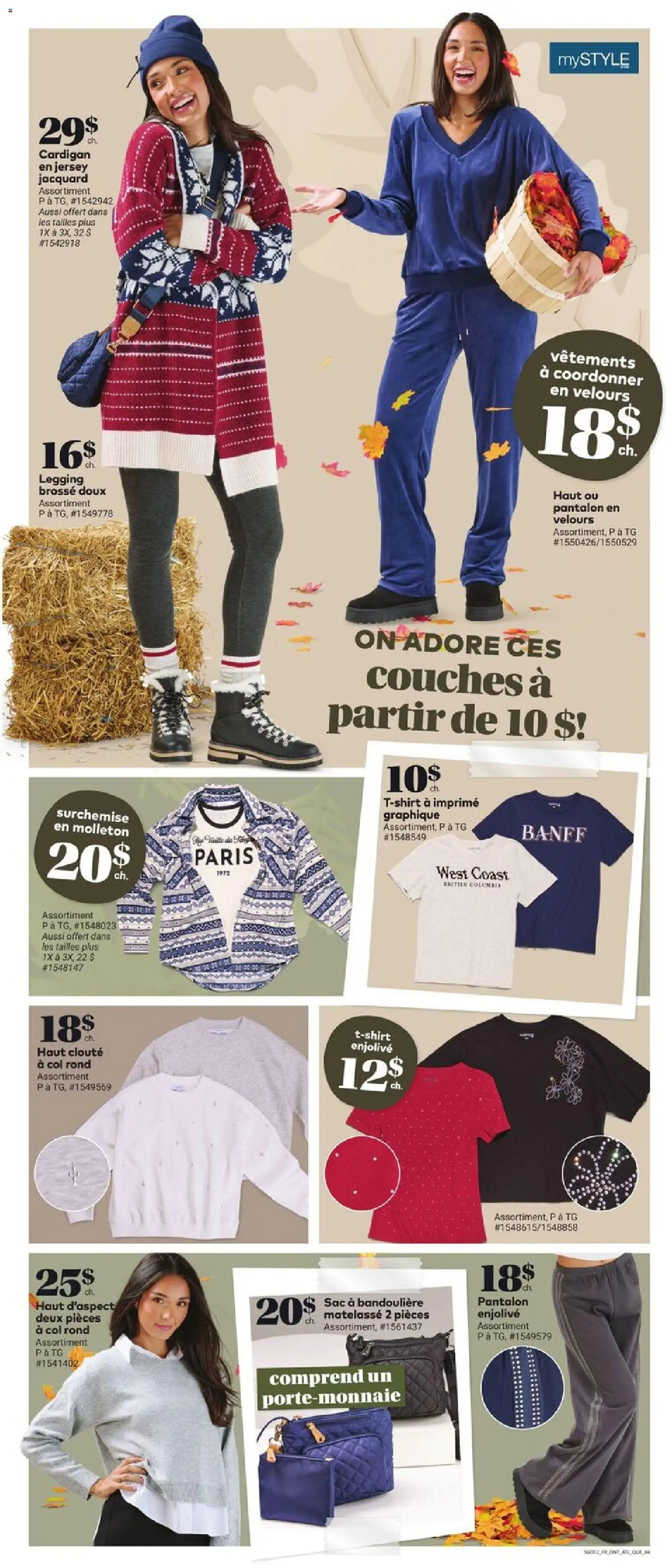 Giant Tiger flyer valid from 22.10.2025 | Page: 6 | Products: Cardigan, Shirt, Tshirt, Pants
