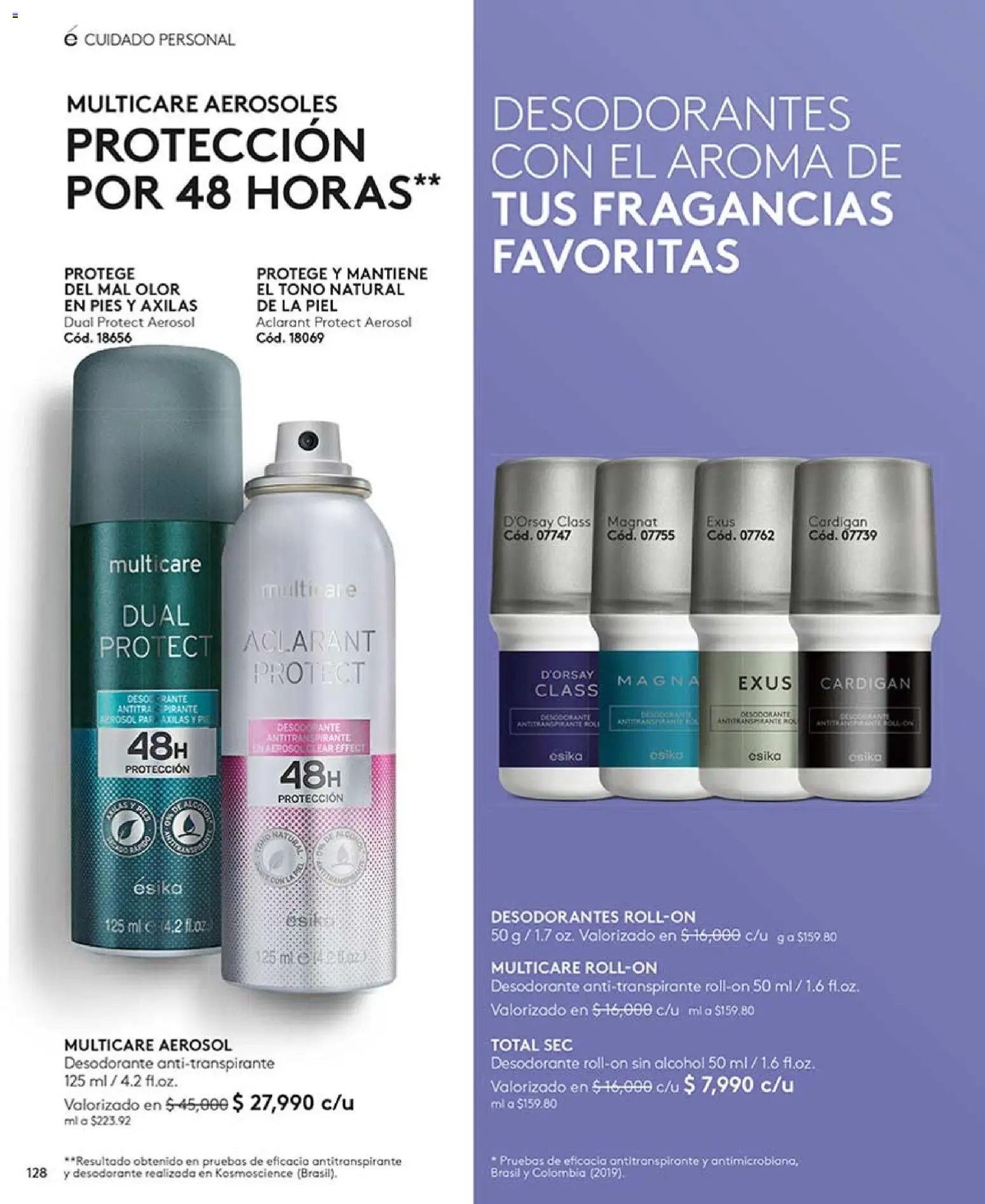 Ésika revista - valida desde el 13.03.2026 | Página: 128 | Productos: Disco, Desodorante, Antitranspirante, Tintura