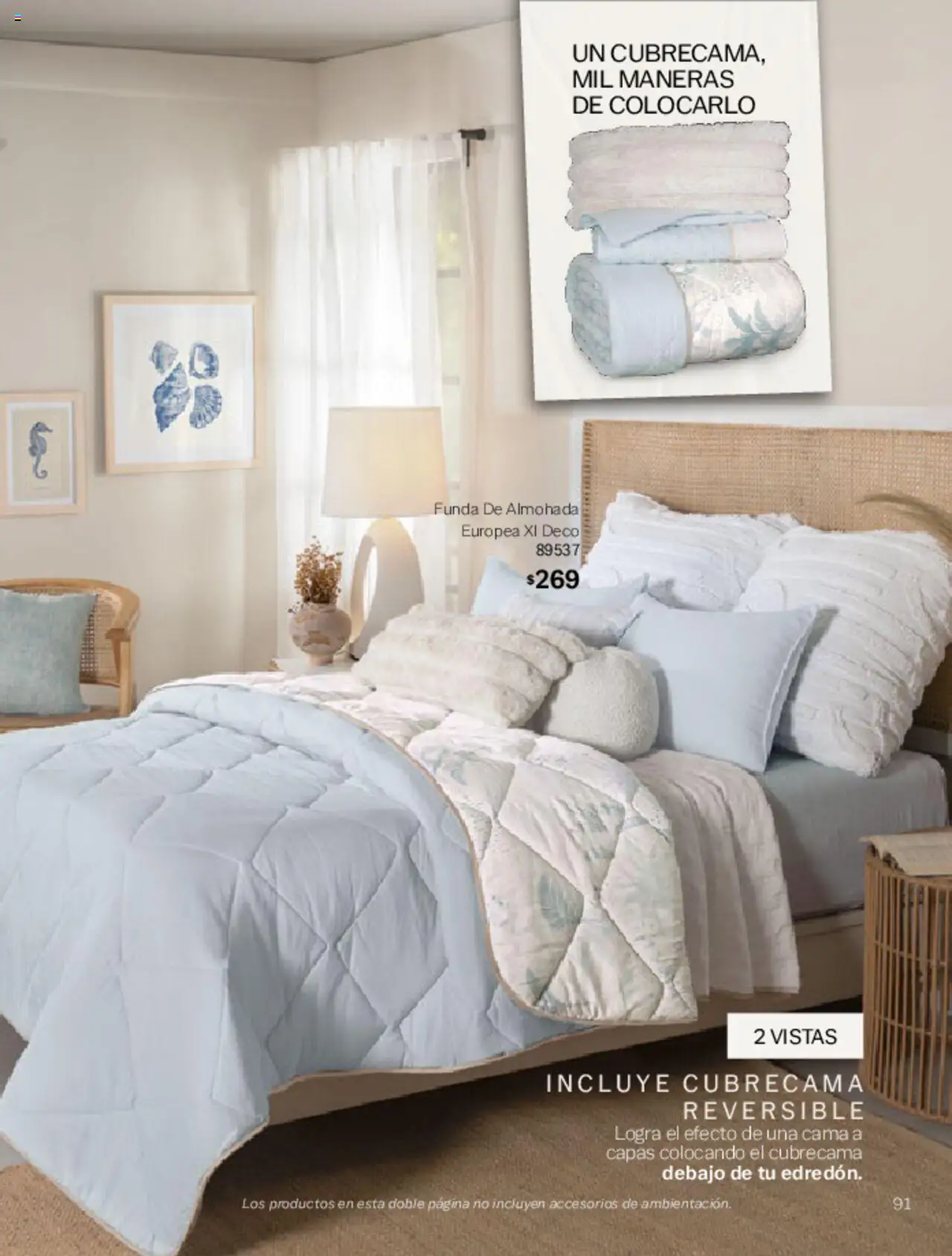 Nuevas ofertas de Vianney válidas en toda la República Mexicana desde el 07.03.2025. ¡Encuentra las mejores ofertas en Vianney catálogo Primavera! | Página: 93 | Productos: Funda, Cama, Funda de almohada, Almohada