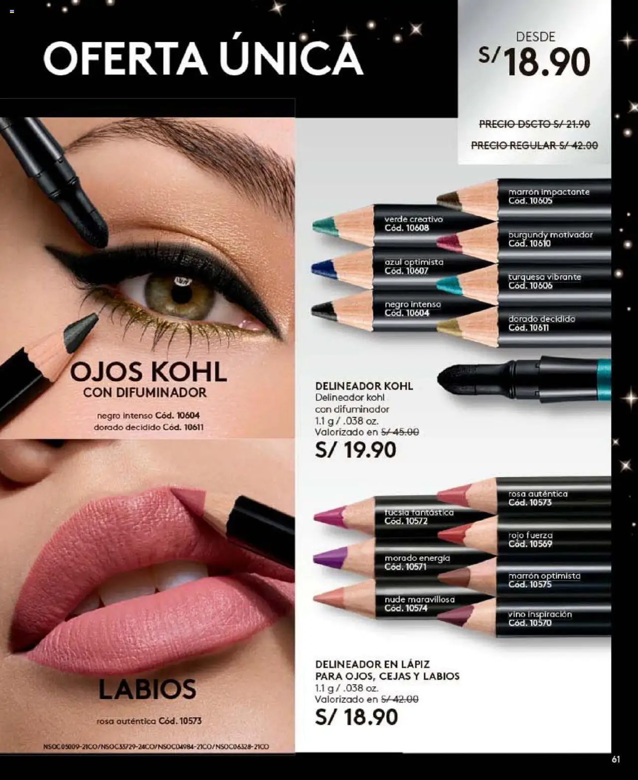 Catálogo Ésika válido desde 24.10.2025 | Página: 65 | Productos: Delineador, Vino