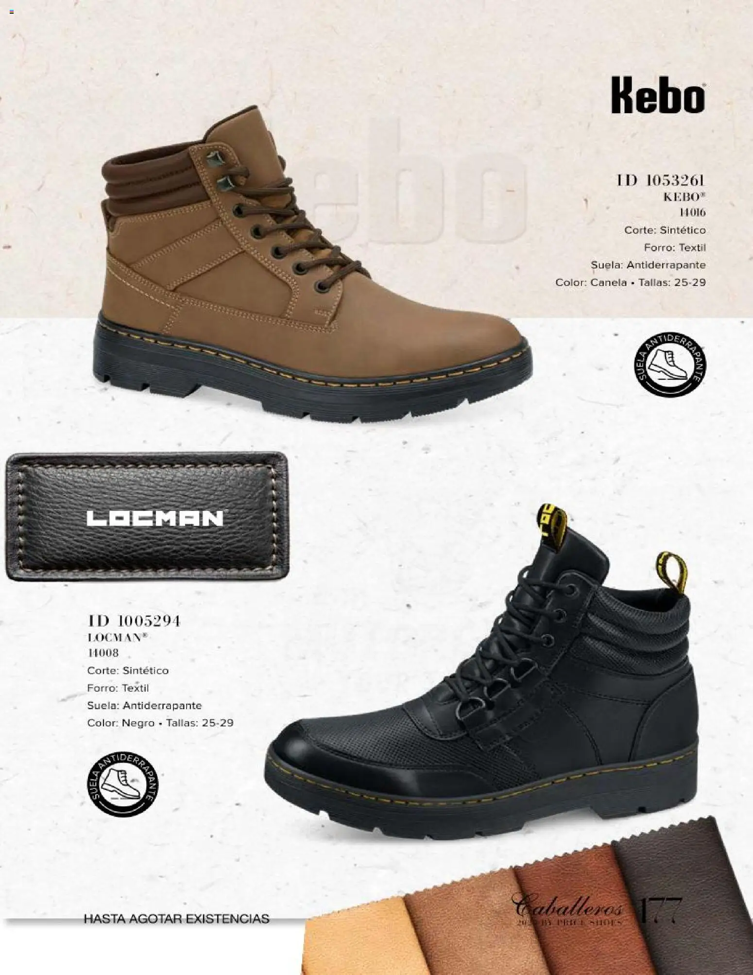 Nuevas ofertas de Price Shoes válidas en toda la República Mexicana desde el 26.11.2025. ¡Encuentra las mejores ofertas en Price Shoes catálogo Caballeros! | Página: 177