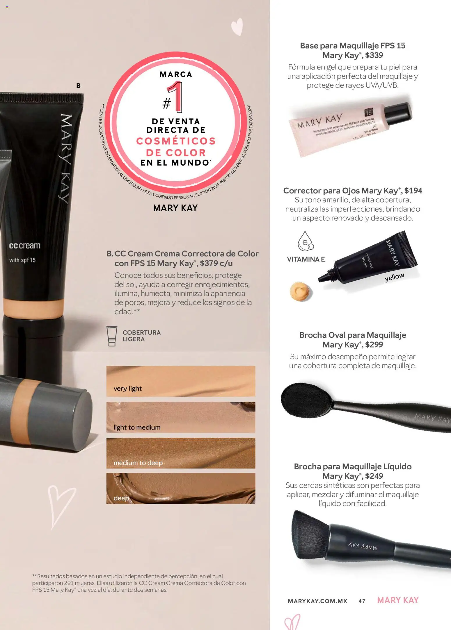 Nuevas ofertas de Mary Kay válidas en toda la República Mexicana desde el 01.01.2026. ¡Encuentra las mejores ofertas en Mary Kay catálogo! | Página: 47 | Productos: Fuente, Crema, Maquillaje, Corrector