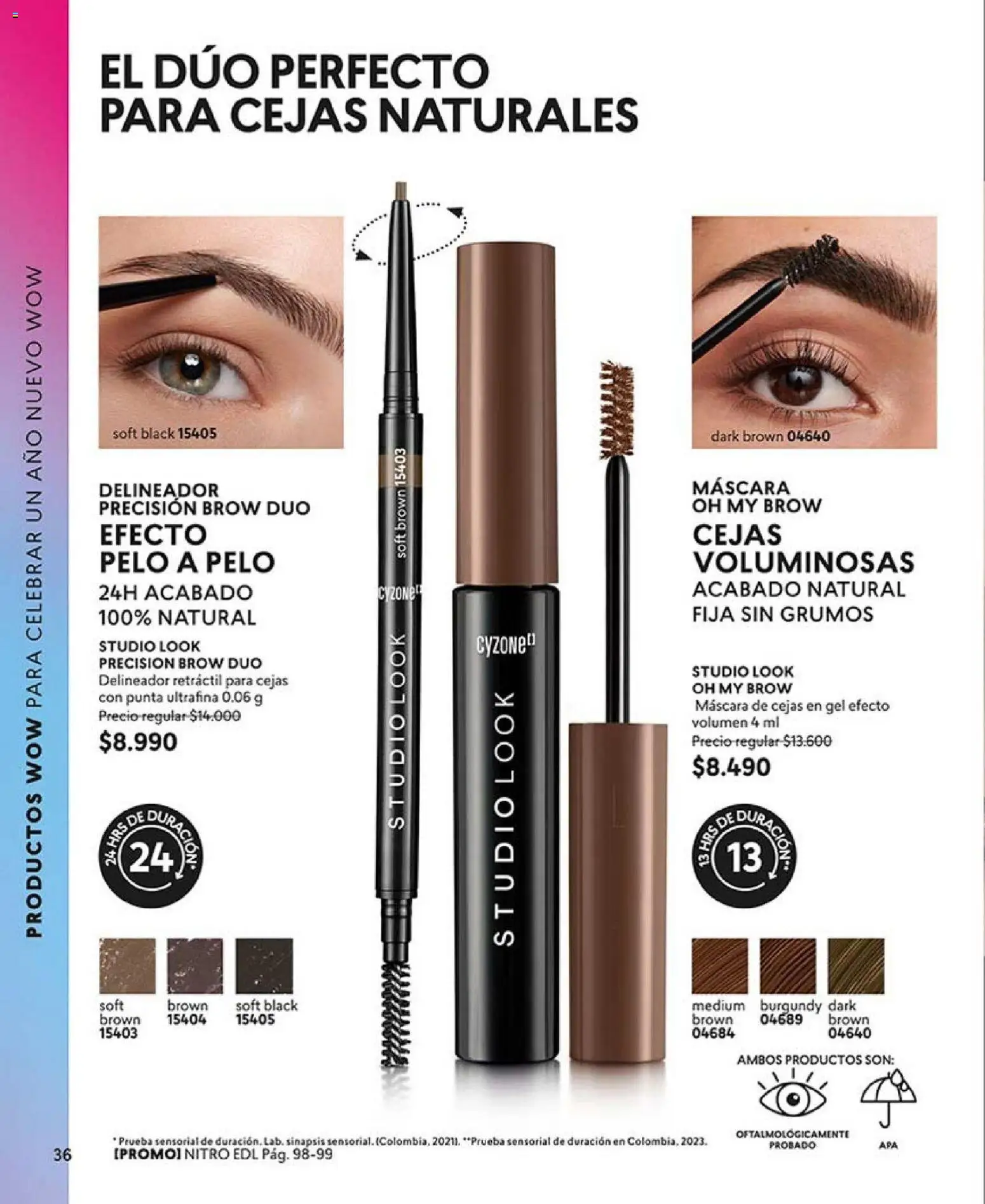 Catálogo CyZone Campaña 1 │ válido desde el 01.01.2026 | Página: 36 | Productos: Máscara, Delineador