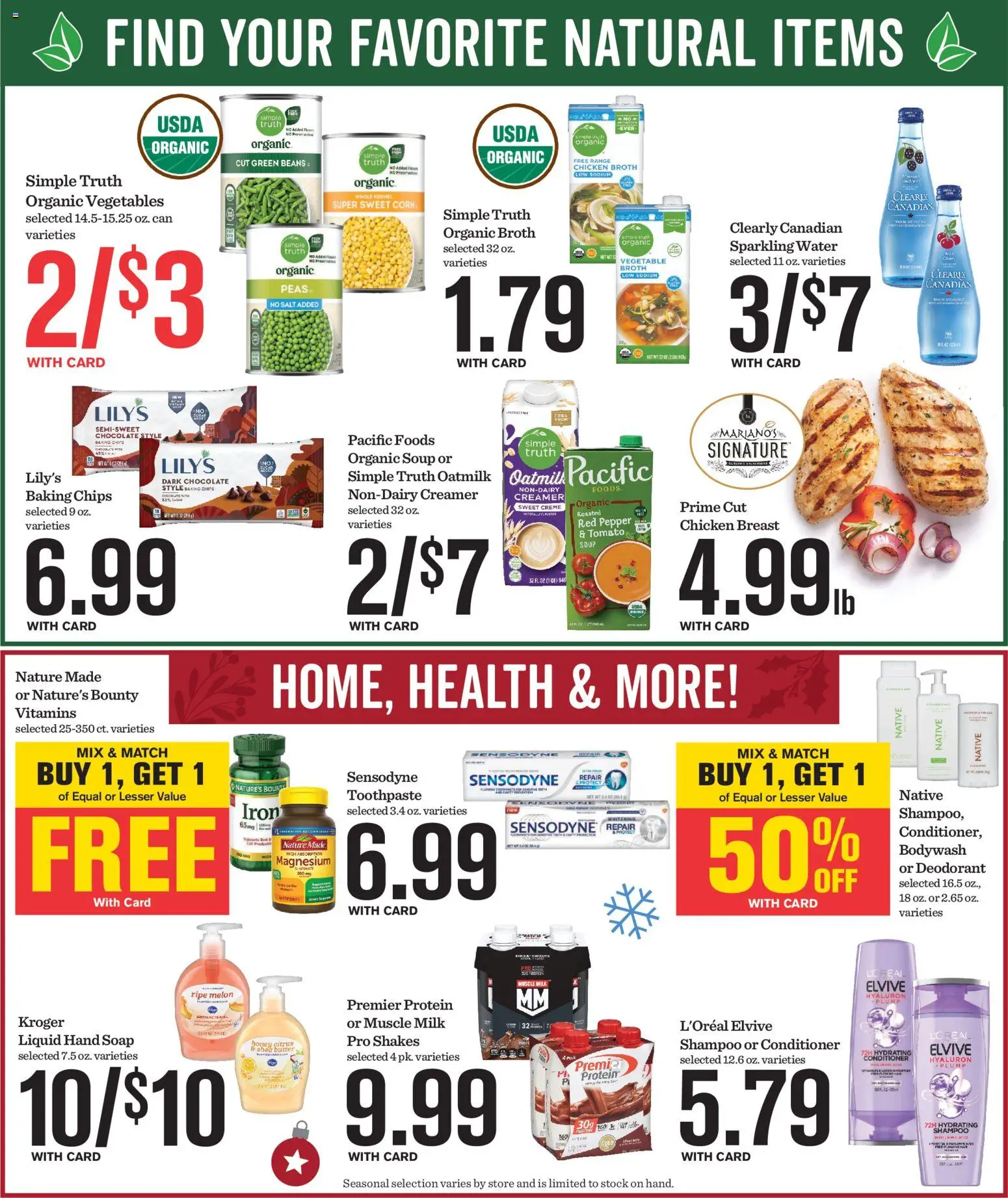 Mariano's Weekly Ad - valid from 17.12.2025 | Page: 10 | Products: Corn, Shampoo, Conditioner, Salt