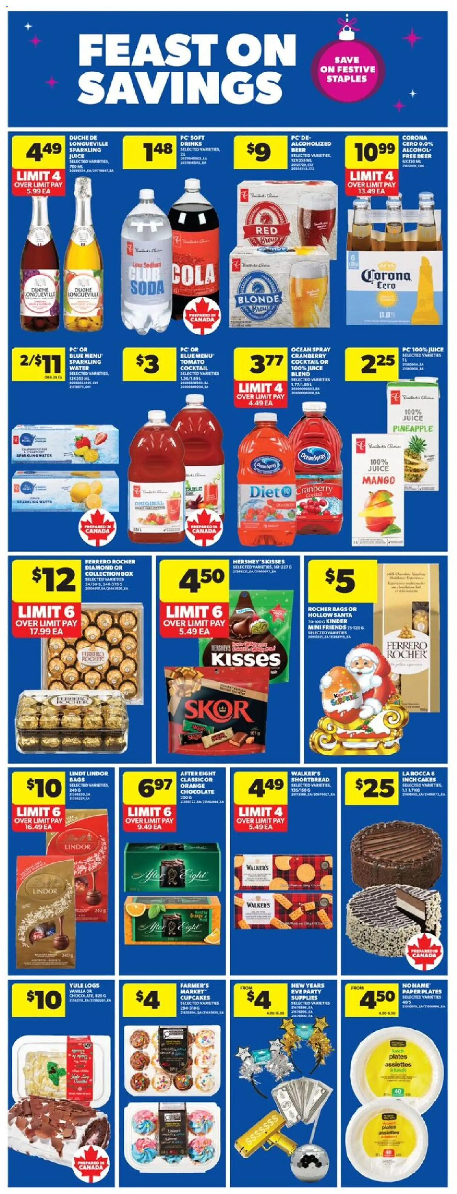 Real Canadian Superstore flyer valid from 11.12.2025 | Page: 8 | Products: PC, Table, Juice, Beer