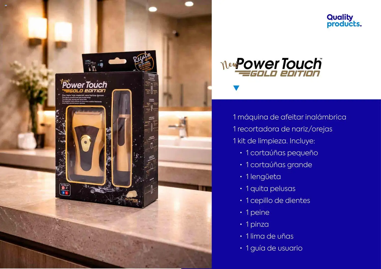 Catálogo Quality Products válido desde 01.04.2026 | Página: 104 | Productos: Cepillo de dientes, Maquina de afeitar