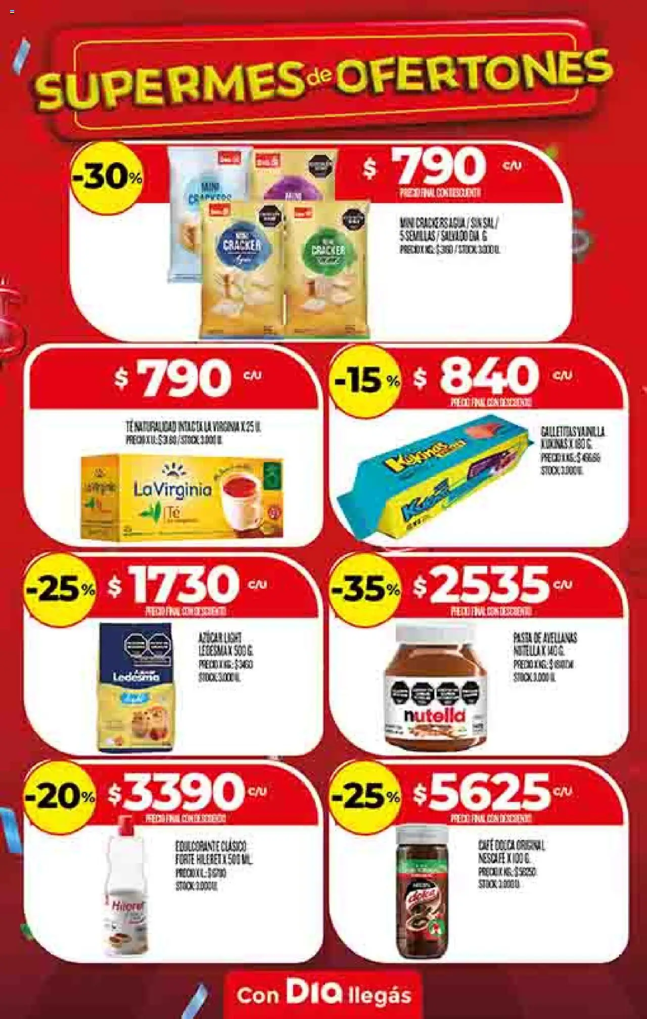Supermercado DIA Ofertas │ válido desde el 15.10.2025 | Página: 15 | Productos: Edulcorante, Café, Pasta