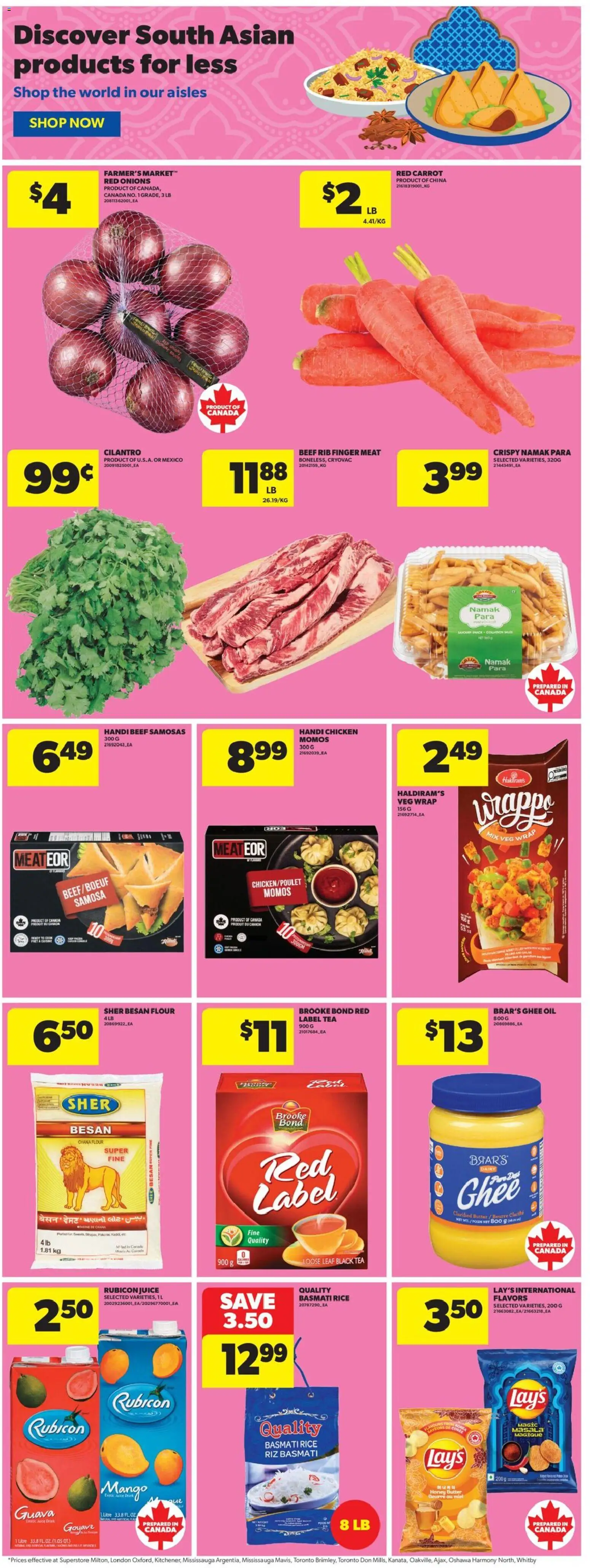 Real Canadian Superstore flyer valid from 30.04.2026 | Page: 28 | Products: Rice, Beef, Butter, Oil