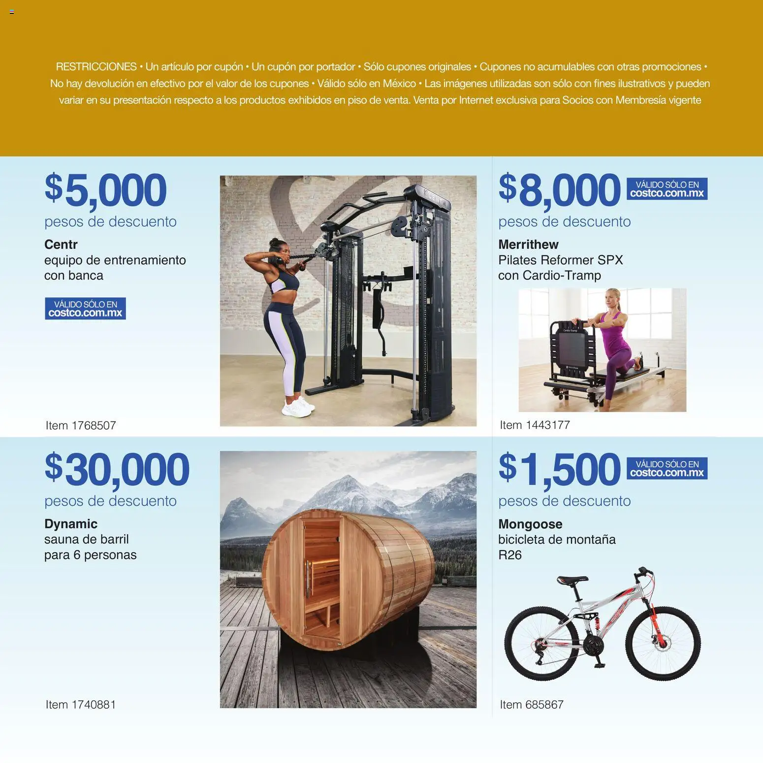 Nuevas ofertas de Costco válidas en toda la República Mexicana desde el 10.11.2025. ¡Encuentra las mejores ofertas en Costco catálogo Pre-Navideños! | Página: 23