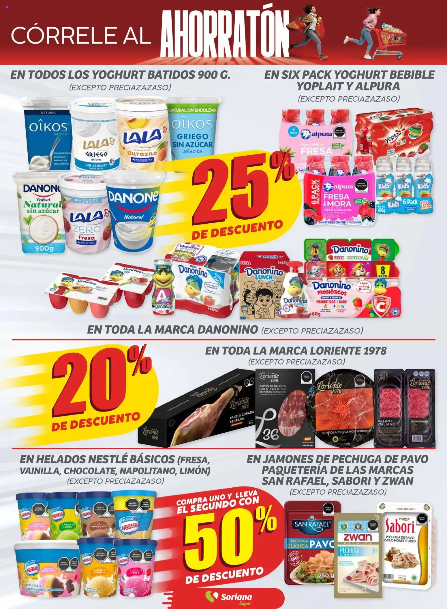 Nuevas ofertas de Soriana válidas en toda la República Mexicana desde el 13.11.2025. ¡Encuentra las mejores ofertas en Soriana - Ahorratón Súper: Nuevo León, Ciudad Victoria y Tampico! | Página: 3 | Productos: Fresa, Azúcar, Limón, Jamón
