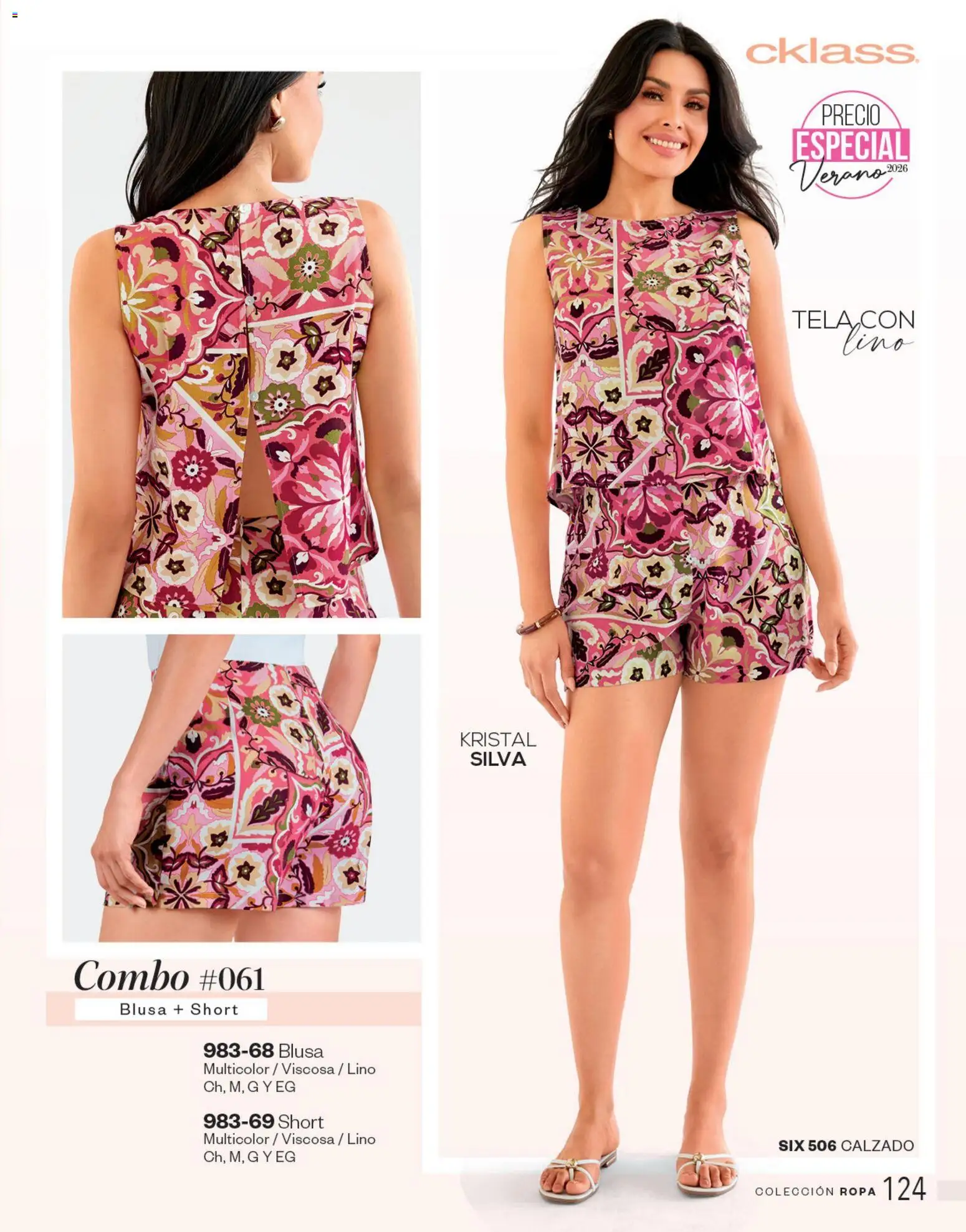Nuevas ofertas de Cklass válidas en toda la República Mexicana desde el 05.03.2026. ¡Encuentra las mejores ofertas en Cklass catálogo Complemento Verano Ropa! | Página: 125 | Productos: Blusa, Ropa, Short