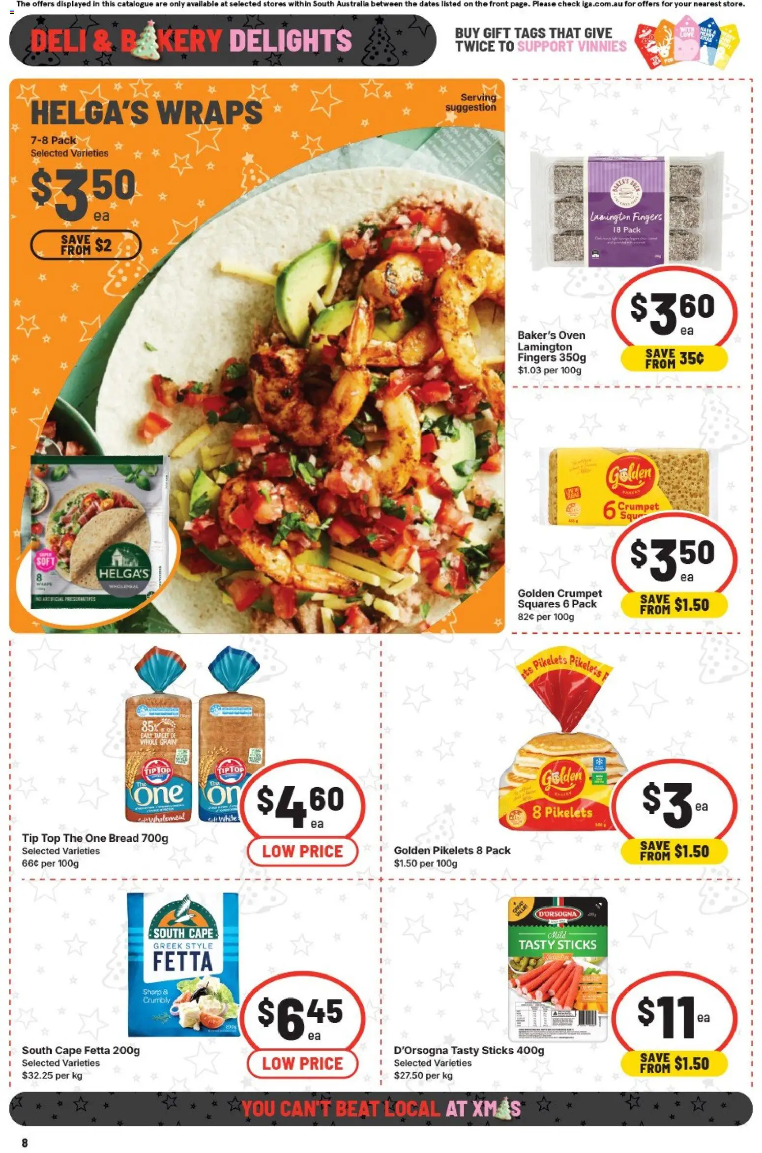 IGA catalogue - valid from 26.11.2025 | Page: 8 | Products: Bread, Oven