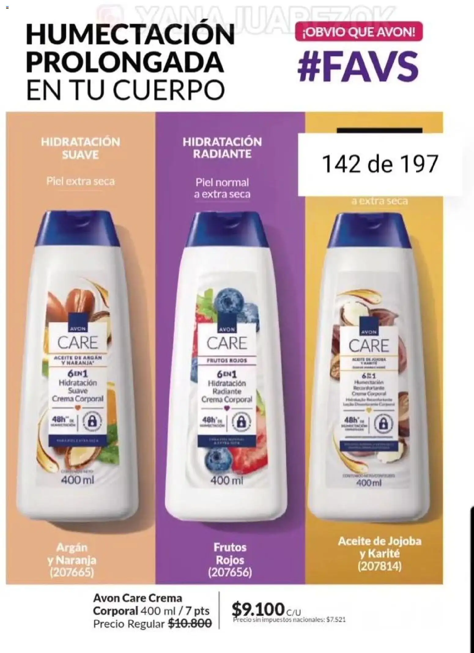 Catálogo AVON Campaña 15/2025 │ válido desde el 23.10.2025 | Página: 124 | Productos: Aceite, Radiante, Crema