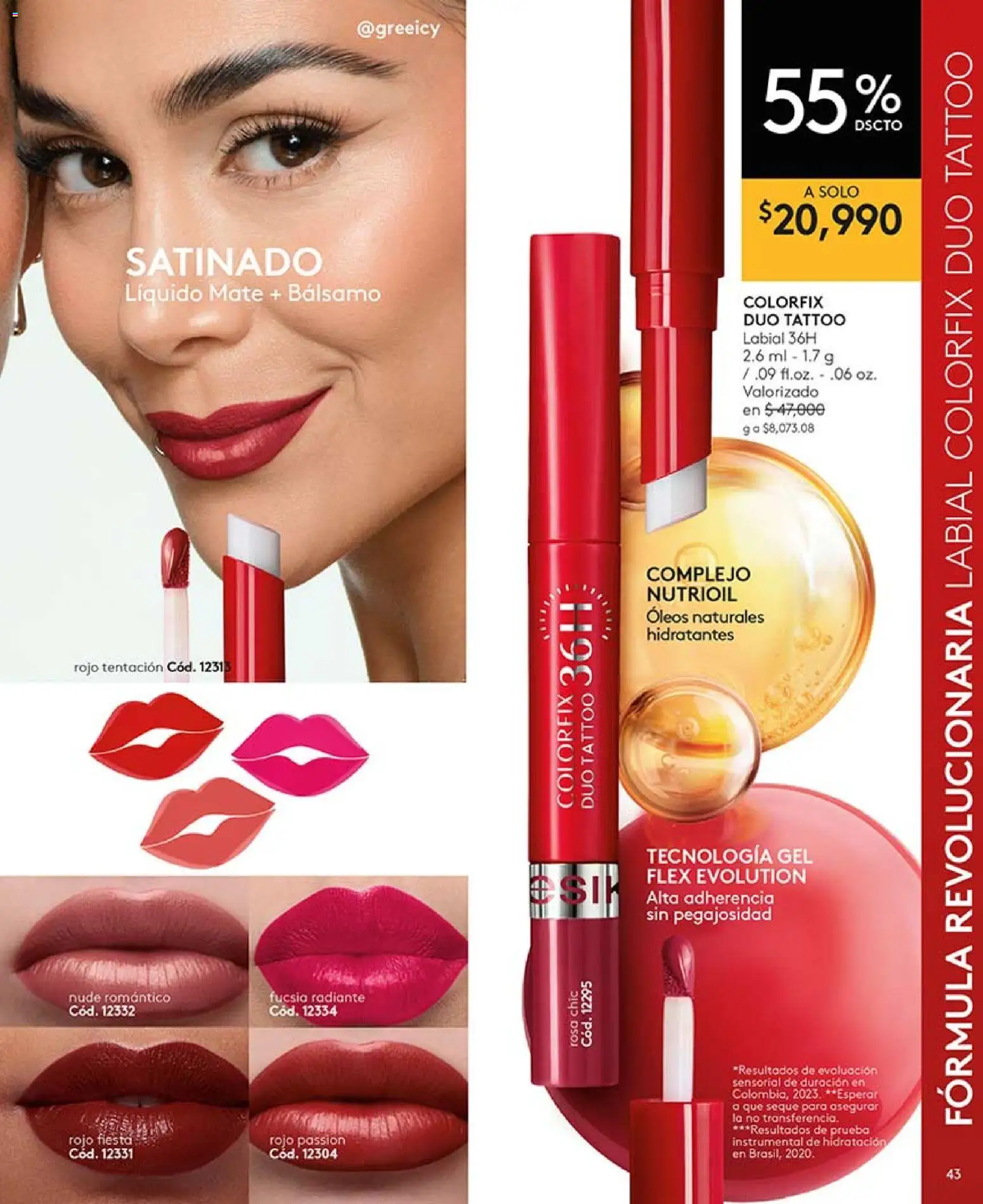 Ésika revista - valida desde el 03.04.2026 | Página: 43 | Productos: Bálsamo