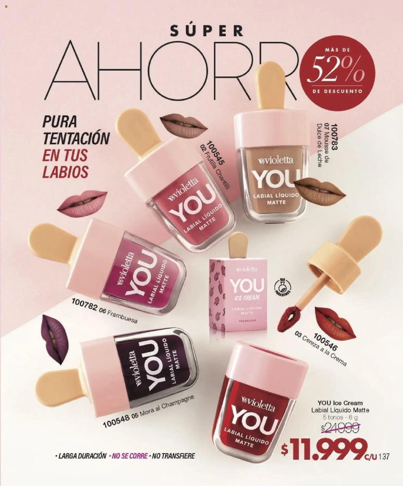 Violetta catálogo │ válido desde el 01.01.2026 | Página: 137 | Productos: Dulce de leche, Champagne, Mousse, Leche