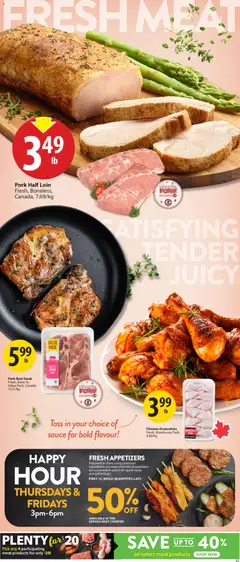 Preview of Save on foods weekly flyer / circulaire from shop Save on foods valid from 26.02.2026 | Page: 5 | Products: Chicken, Pork