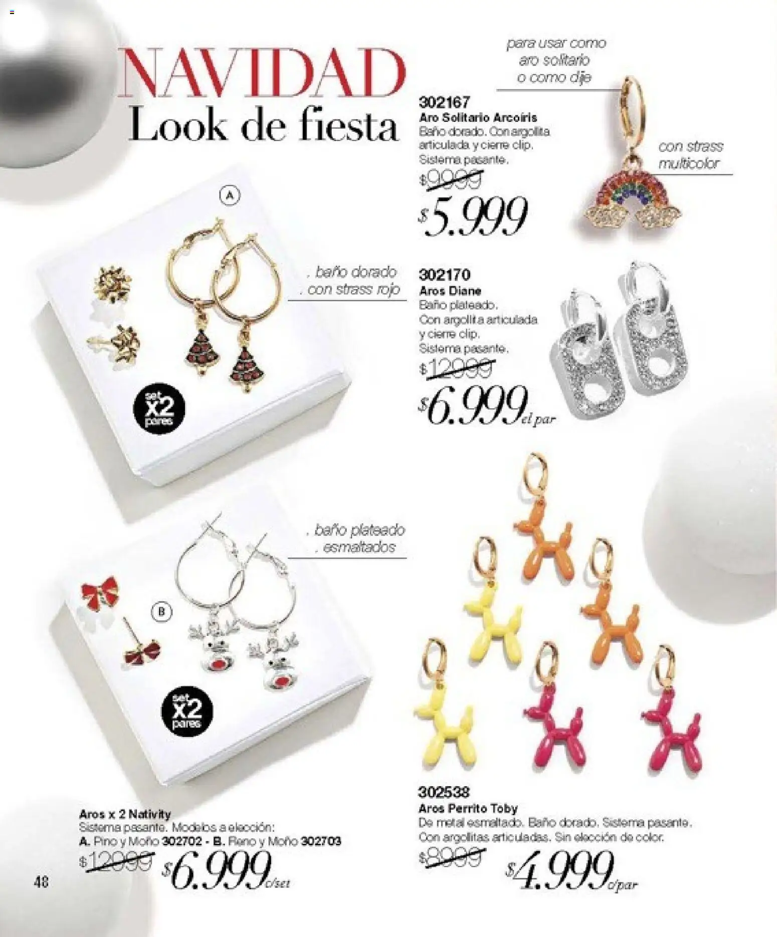 Violetta catálogo │ válido desde el 30.10.2025 | Página: 48 | Productos: Aros, Moño, Baño