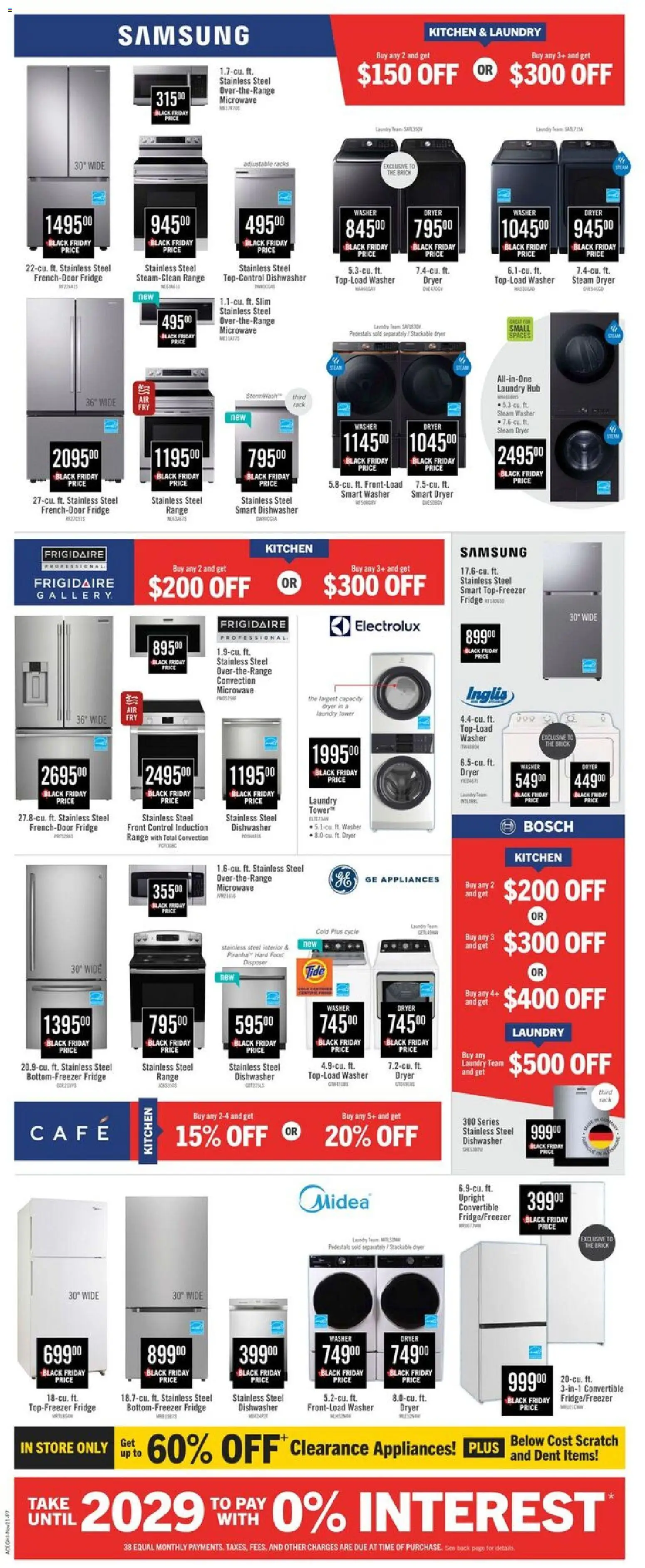 The Brick flyer valid from 21.11.2025 | Page: 15 | Products: Dryer, Dishwasher