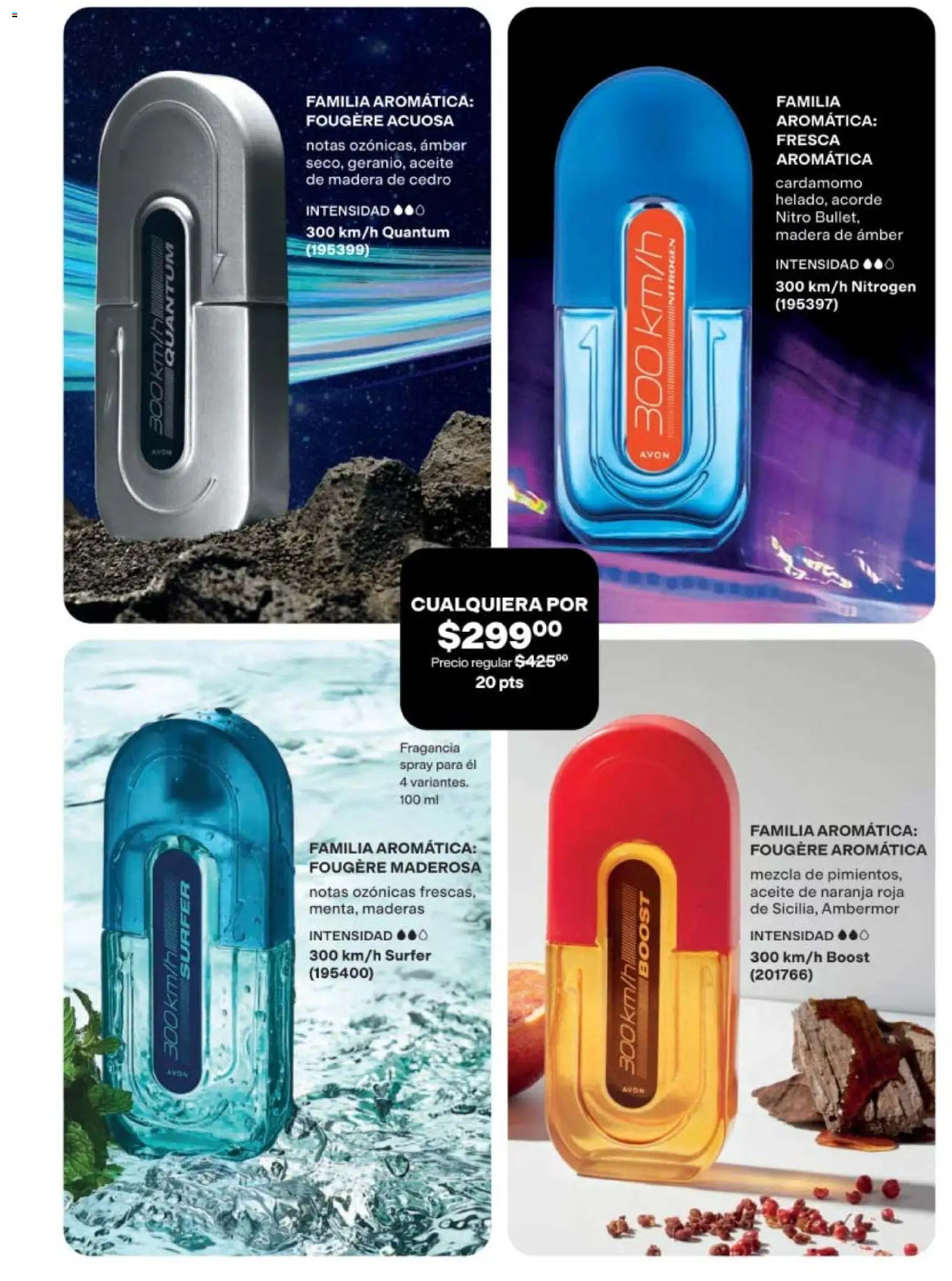 Nuevas ofertas de AVON válidas en toda la República Mexicana desde el 24.04.2026. ¡Encuentra las mejores ofertas en AVON campaña 7 2026! | Página: 99 | Productos: Aceite, Fragancia