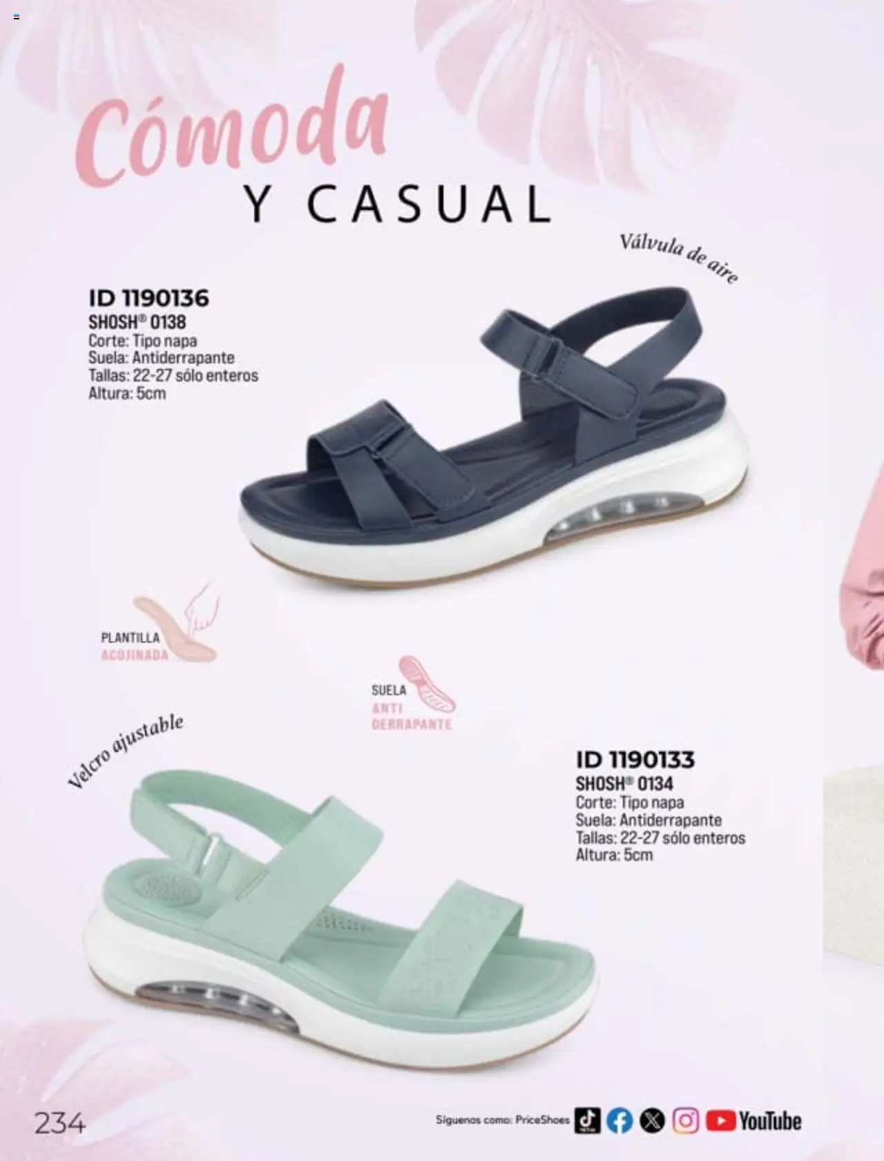 Nuevas ofertas de Price Shoes válidas en toda la República Mexicana desde el 27.01.2025. ¡Encuentra las mejores ofertas en Price Shoes catálogo Sandalias! | Página: 234 | Productos: Válvula