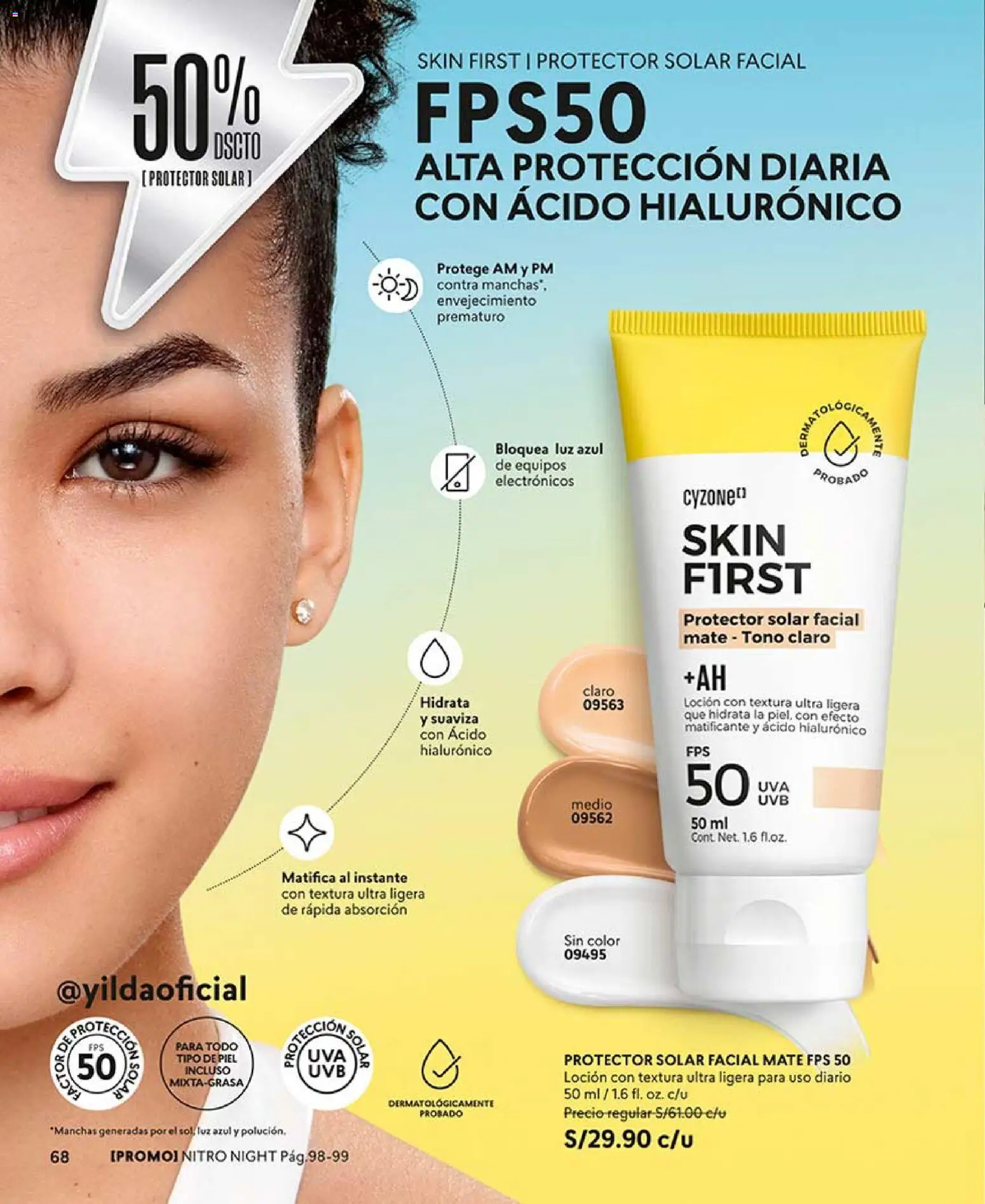 Catálogo CyZone válido desde 25.04.2026 | Página: 68 | Productos: Protector solar