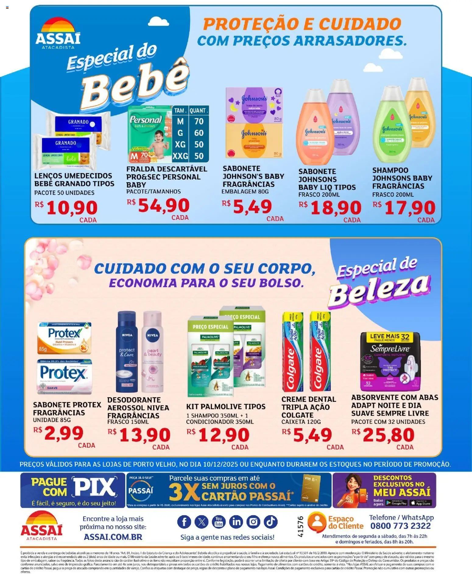Assaí Atacadista Folheto - válido de 21.01.2026 | Página: 2 | Produtos: Condicionador, Desodorante, Creme, Sabonete