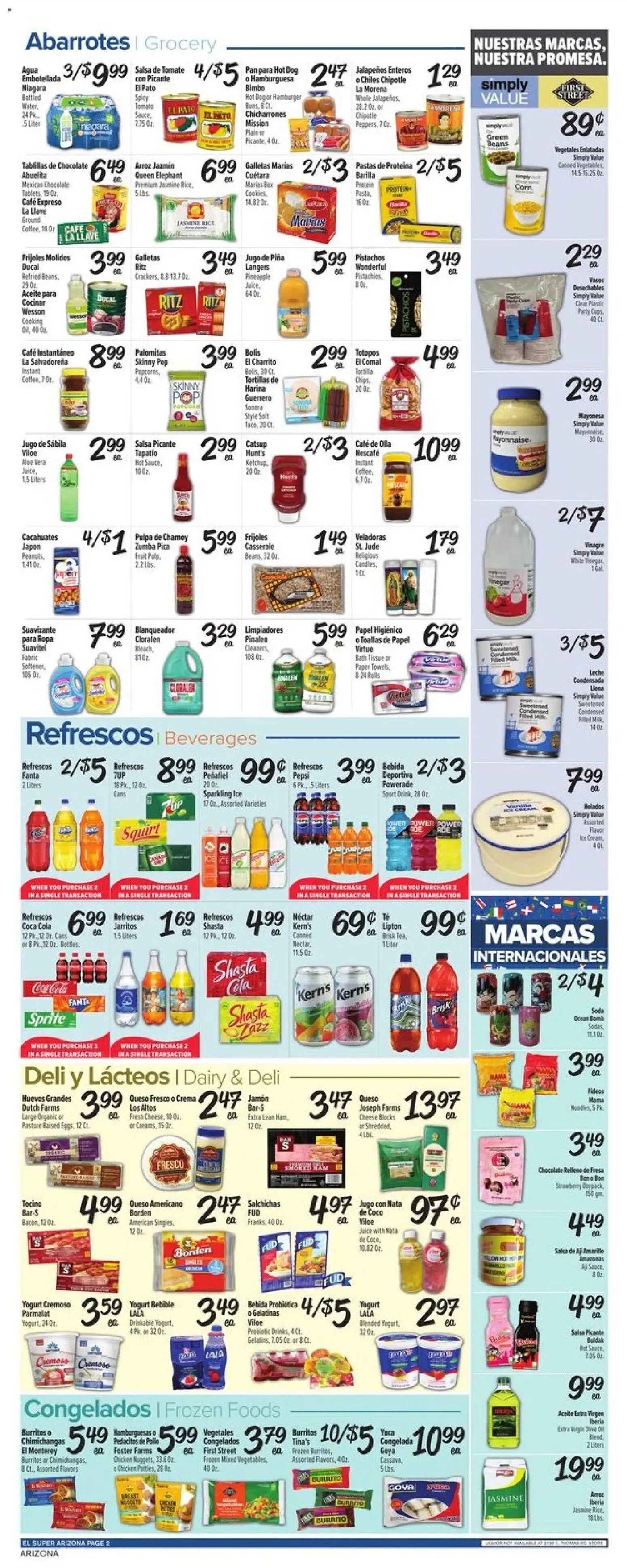 El Super Weekly Ad - AK - valid from 15.04.2026 | Page: 2 | Products: Box, Chocolate, Juice, Pineapple