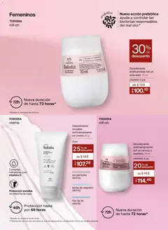 Vista previa de Natura campaña 3 2026, nuevo folleto de la tienda, válido en México a partir del 30.01.2026 | Página: 148 | Productos: Desodorante, Algodón, Ropa, Perfume