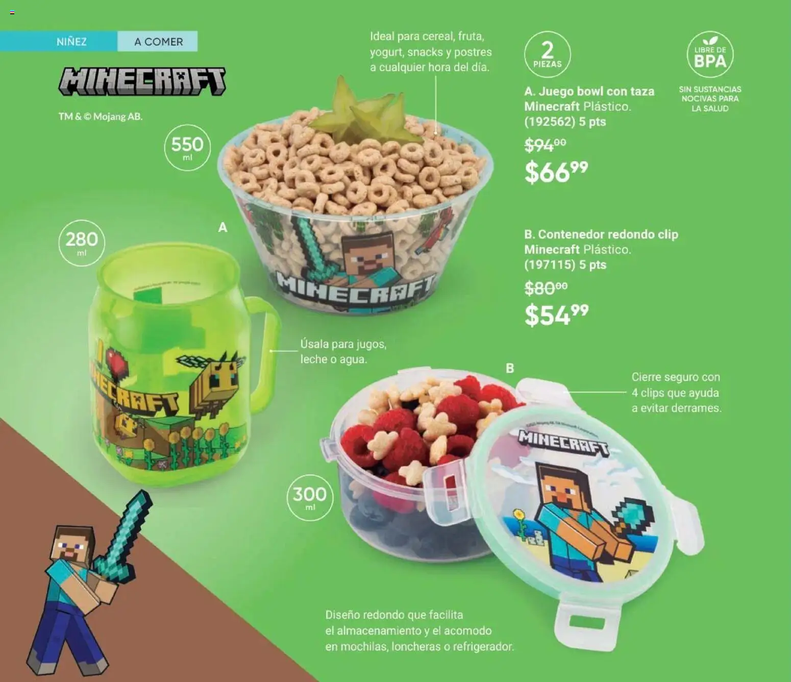 Nuevas ofertas de AVON válidas en toda la República Mexicana desde el 08.05.2026. ¡Encuentra las mejores ofertas en AVON Casa & Estilo 8 2026! | Página: 182 | Productos: Taza, Leche, Juego, Bowl