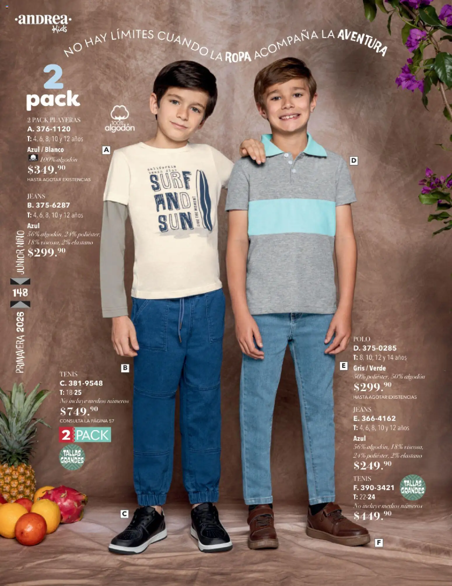 Nuevas ofertas de Andrea válidas en toda la República Mexicana desde el 25.01.2026. ¡Encuentra las mejores ofertas en Andrea catálogo Infantil! | Página: 104