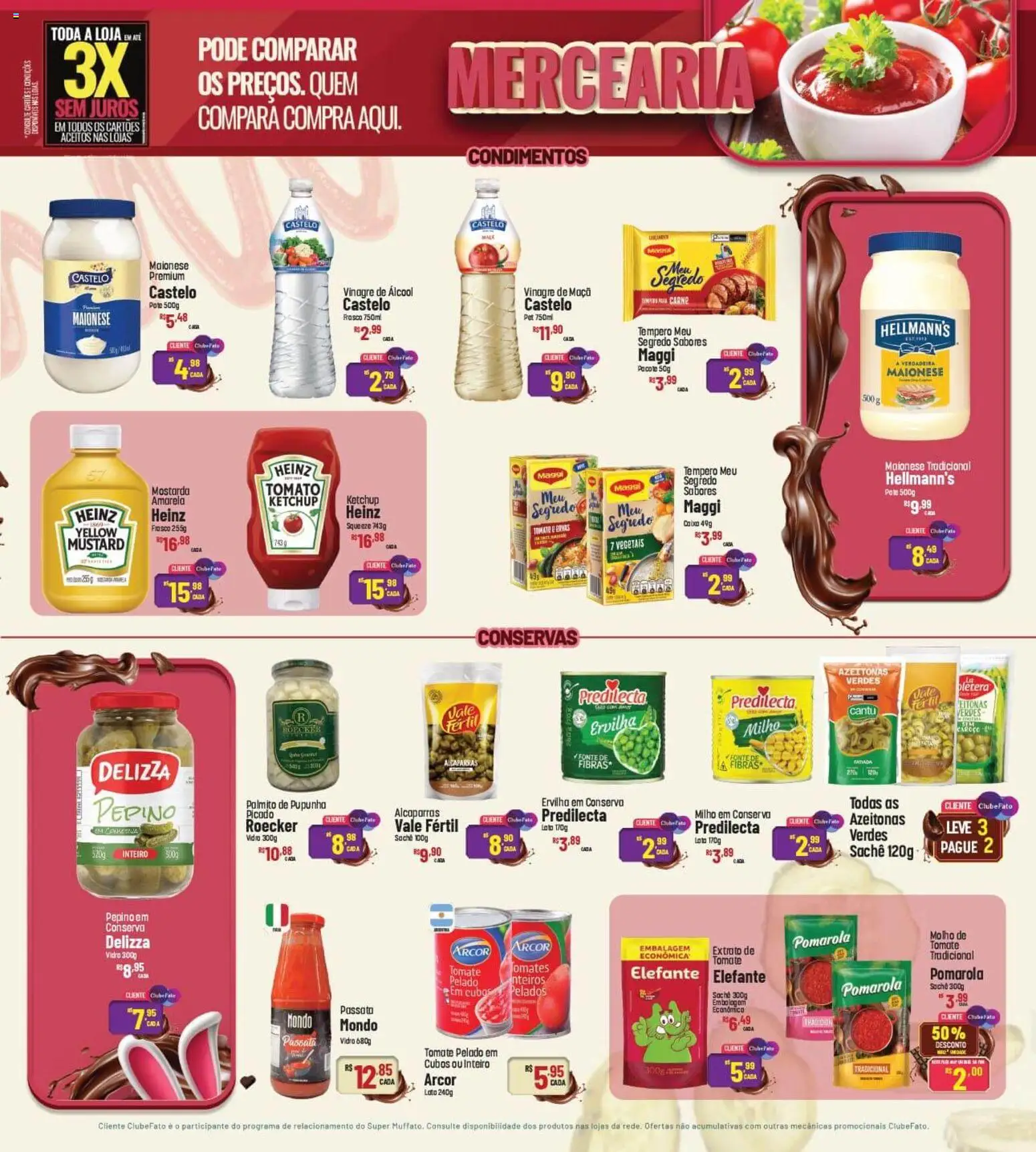 Super Muffato Folheto - válido de 23.02.2026 | Página: 7 | Produtos: Vinagre, Caixa, Carne, Maionese