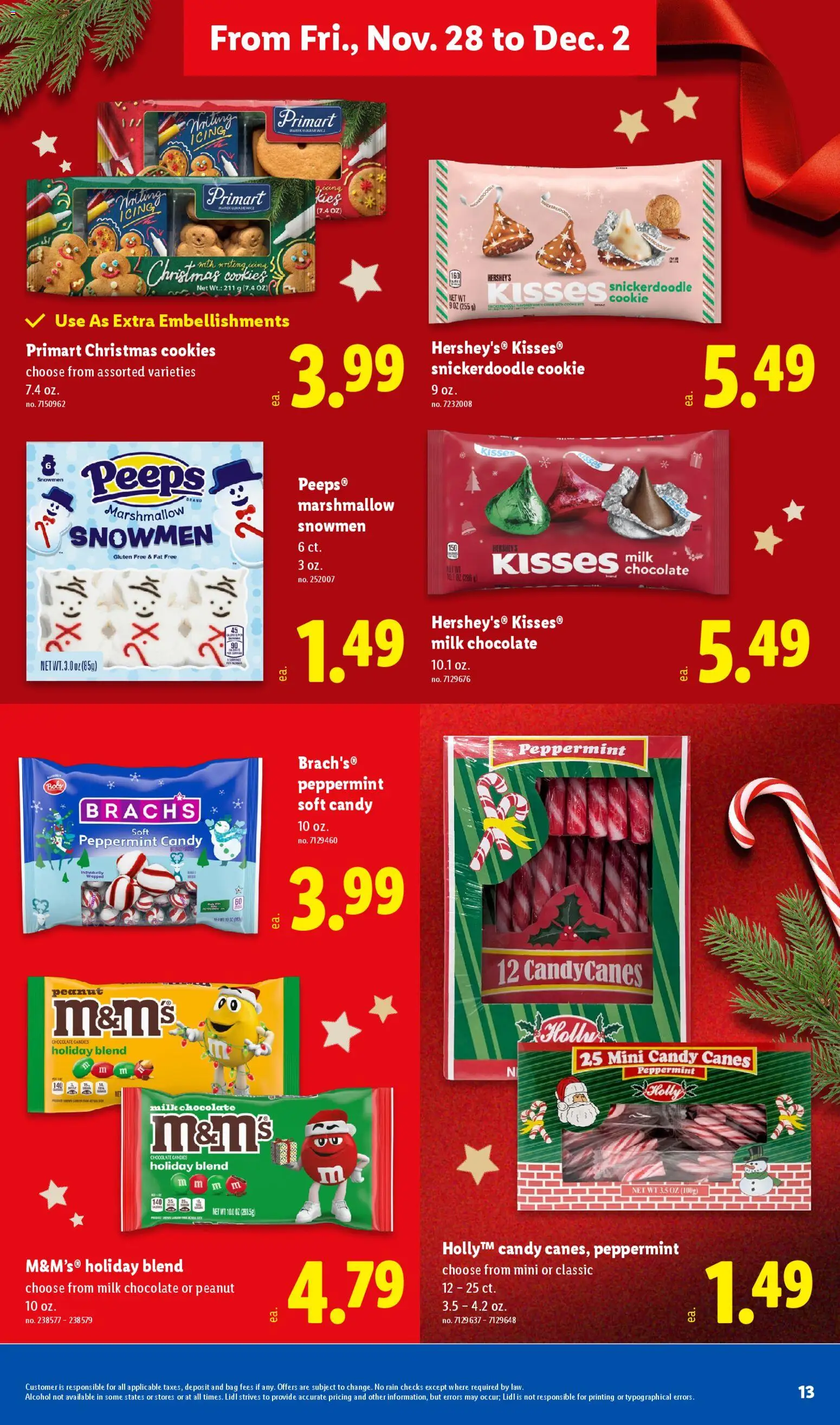 Lidl Black Friday - valid from 27.11.2025 | Page: 13 | Products: Peppermint, Milk, Candies, Bag