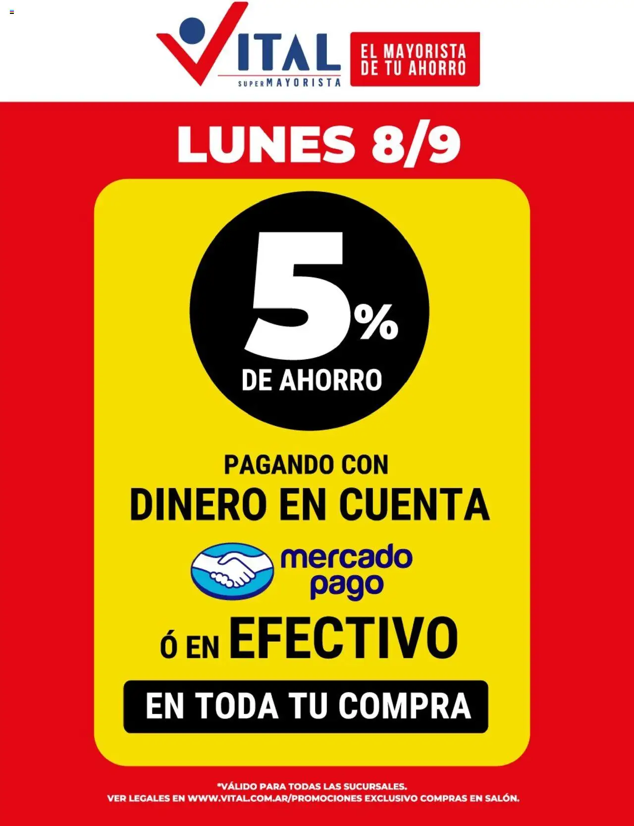 Vital - Mercado Pago │ válido desde el 08.09.2025 | Página: 1