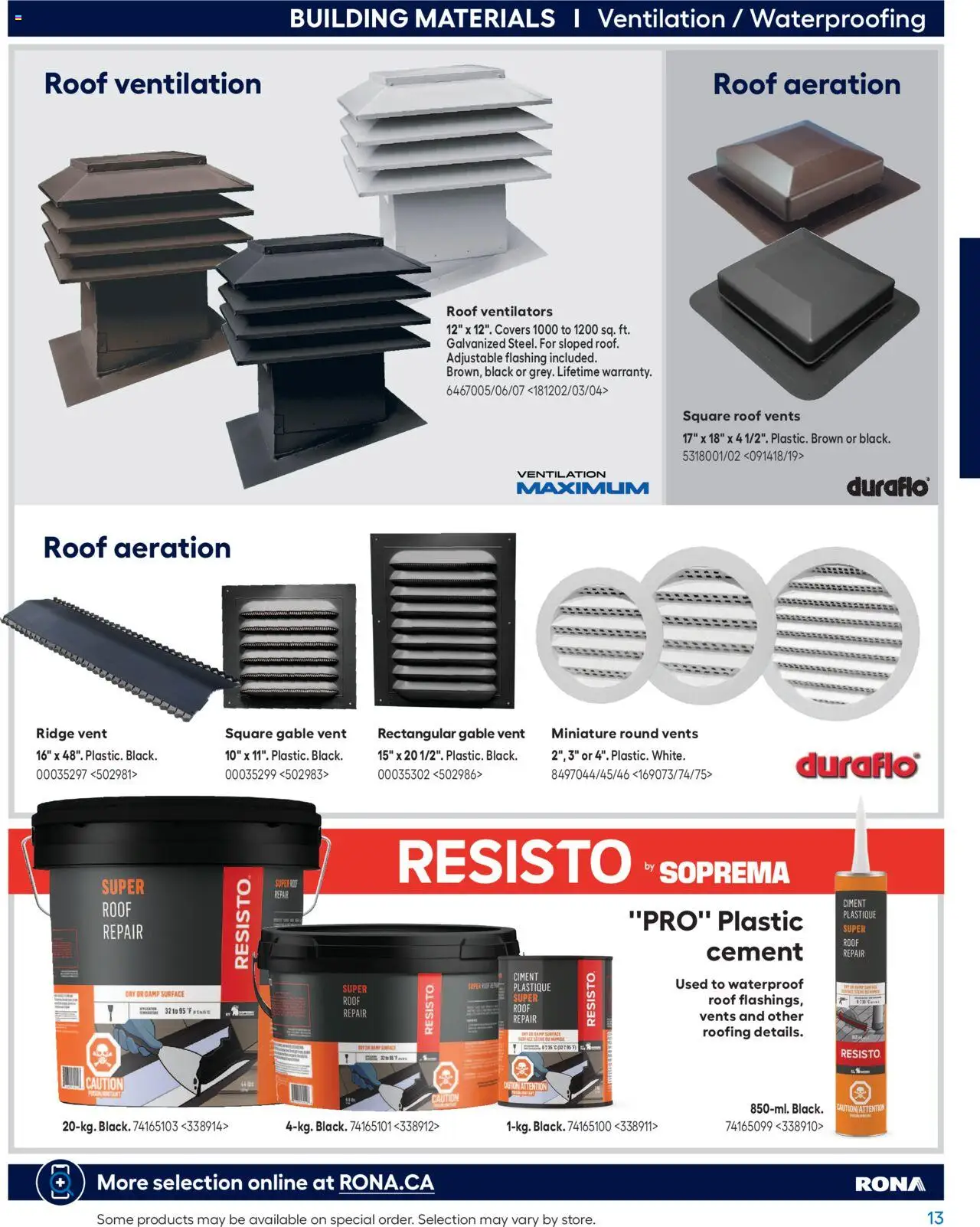 Rona flyer valid from 22.04.2025 | Page: 13 | Products: Ridge