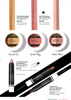 Vista previa Mary Kay - Look Digital Otoño 2026 válido desde el 01.04.2026 | Página: 39 | Productos: Iluminador, Bronceador, Contorno