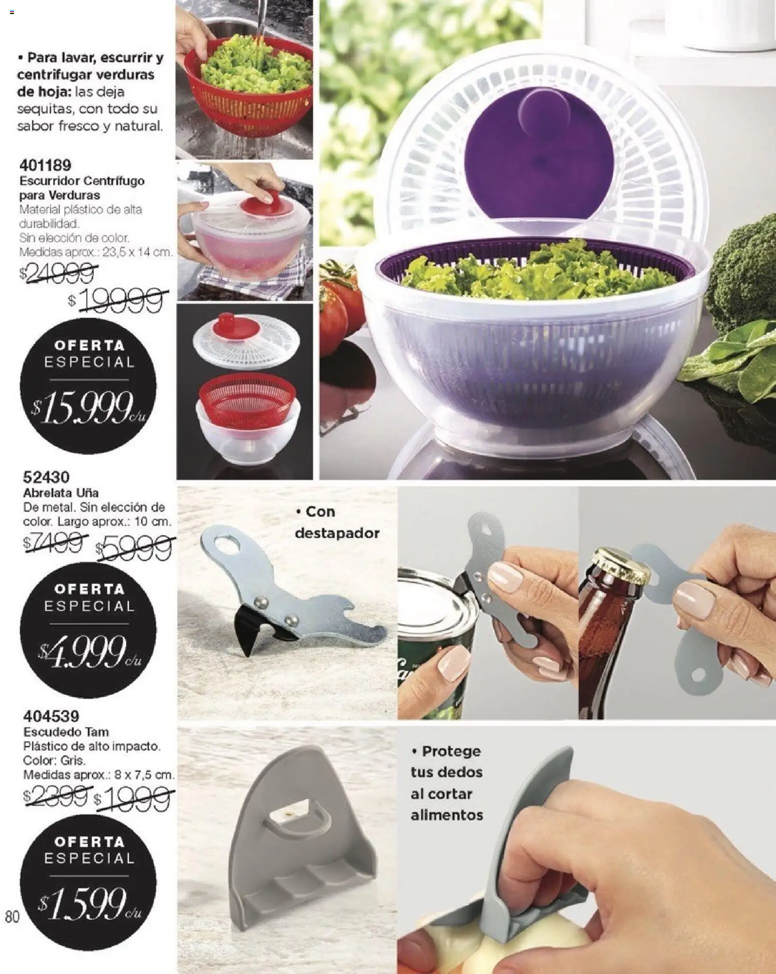 Violetta catálogo │ válido desde el 01.02.2026 | Página: 80 | Productos: Destapador, Escurridor