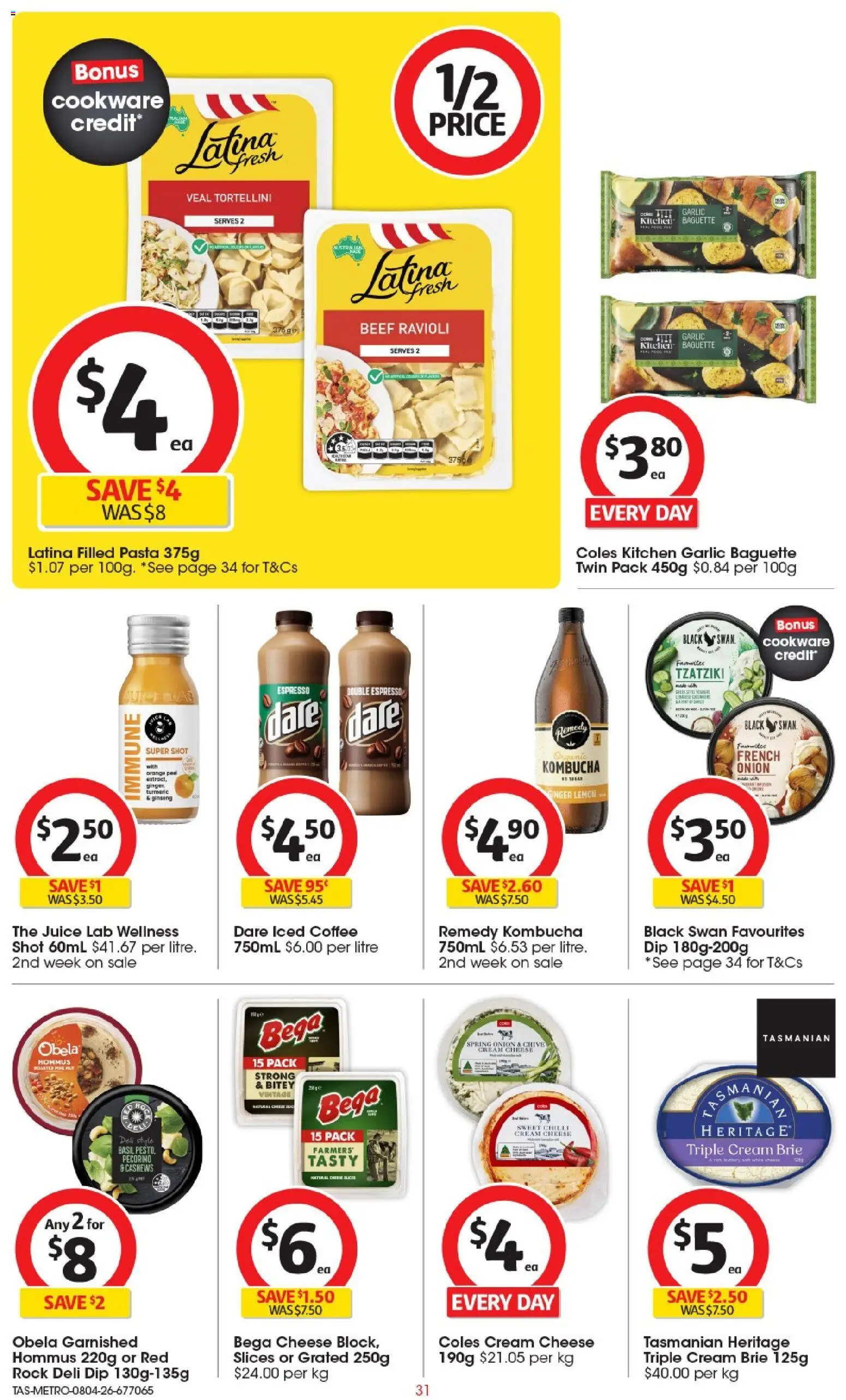 Coles catalogue - valid from 08.04.2026 | Page: 31 | Products: Coffee, Cookware, Lemon, Garlic