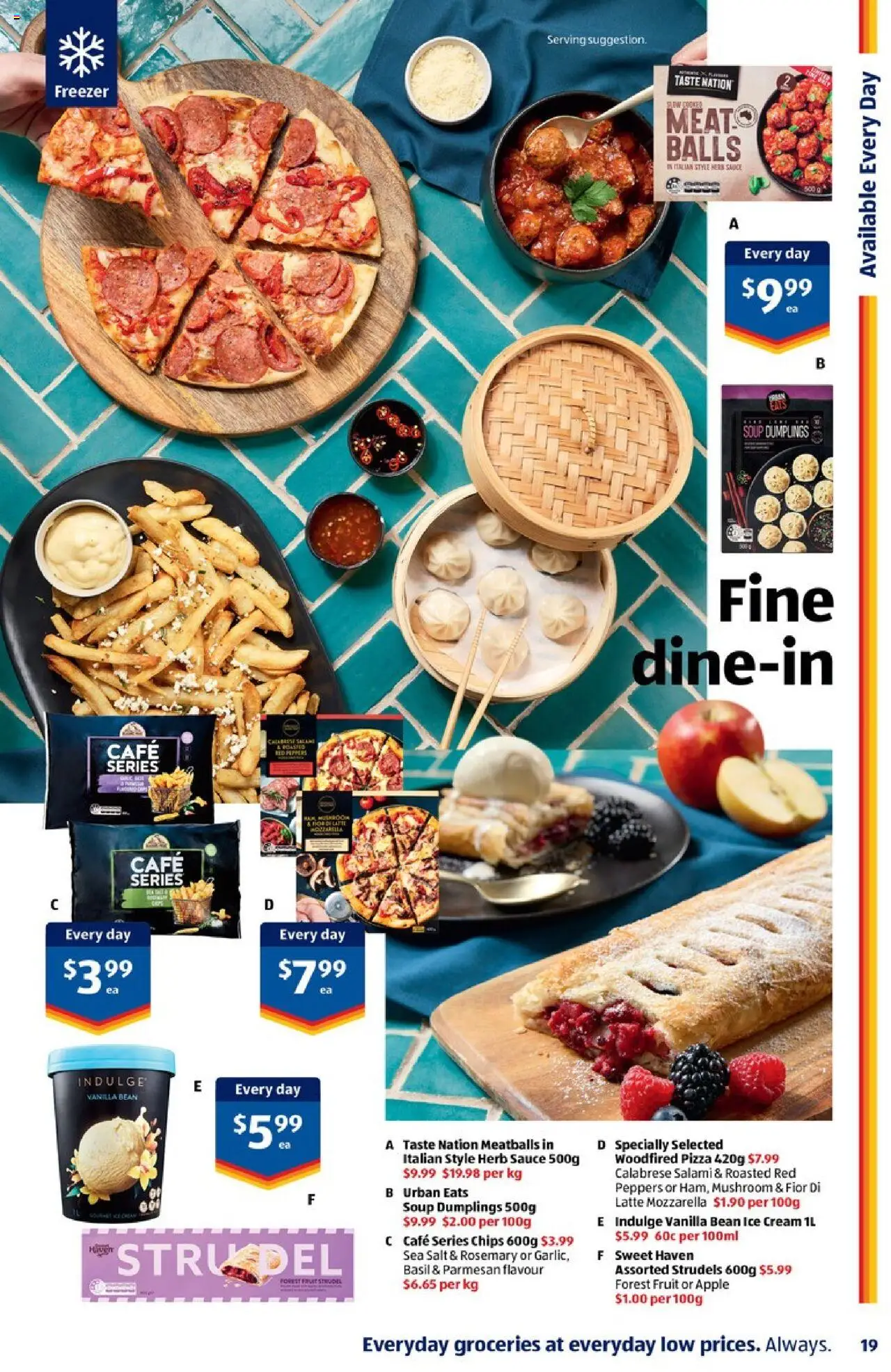 Aldi catalogue - valid from 20.08.2025 | Page: 19 | Products: Herb, Chips, Soup, Freezer