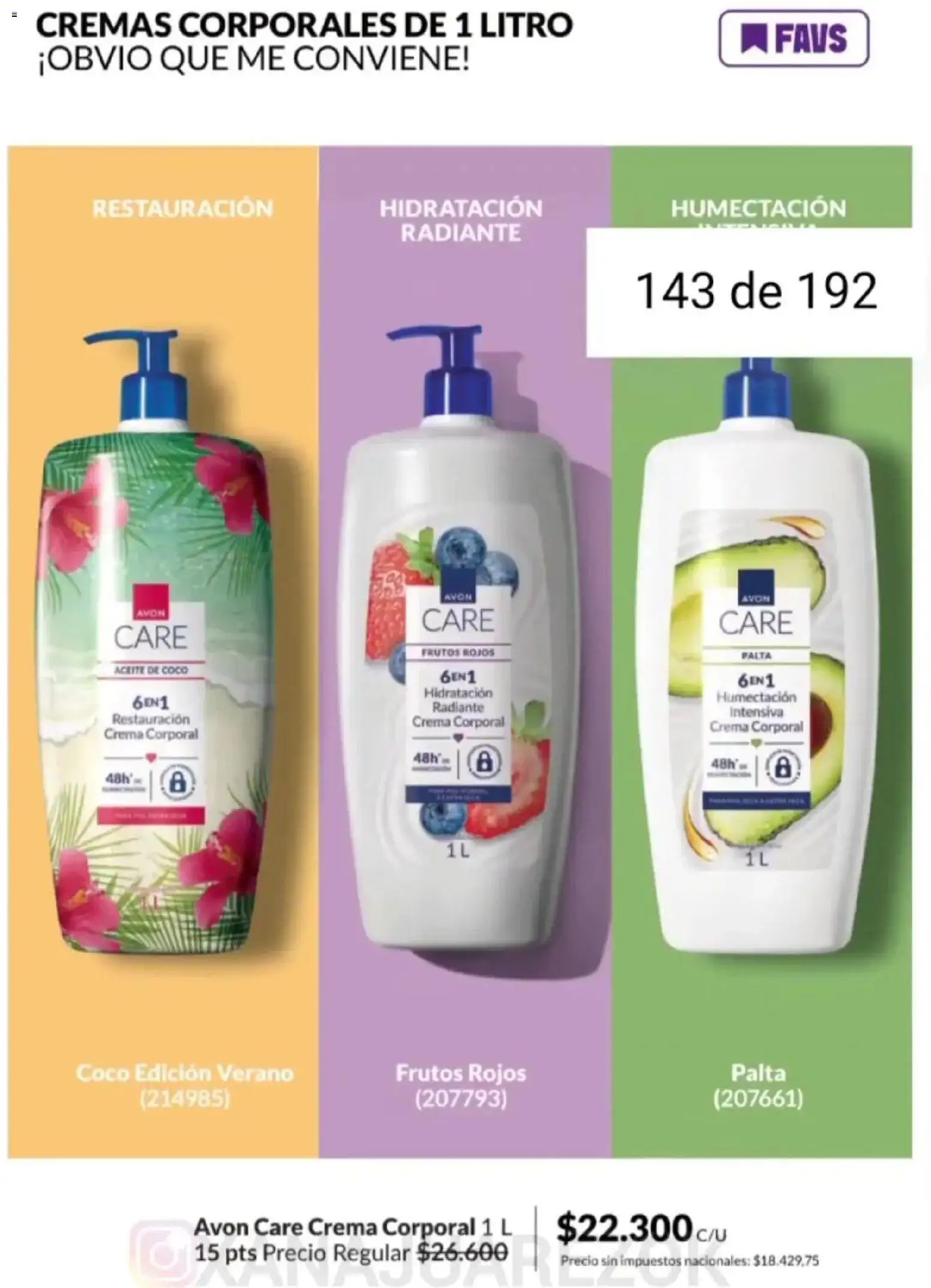 Avon - Campaña 3/2026 │ válido desde el 01.03.2026 | Página: 137 | Productos: Aceite, Palta, Radiante, Crema