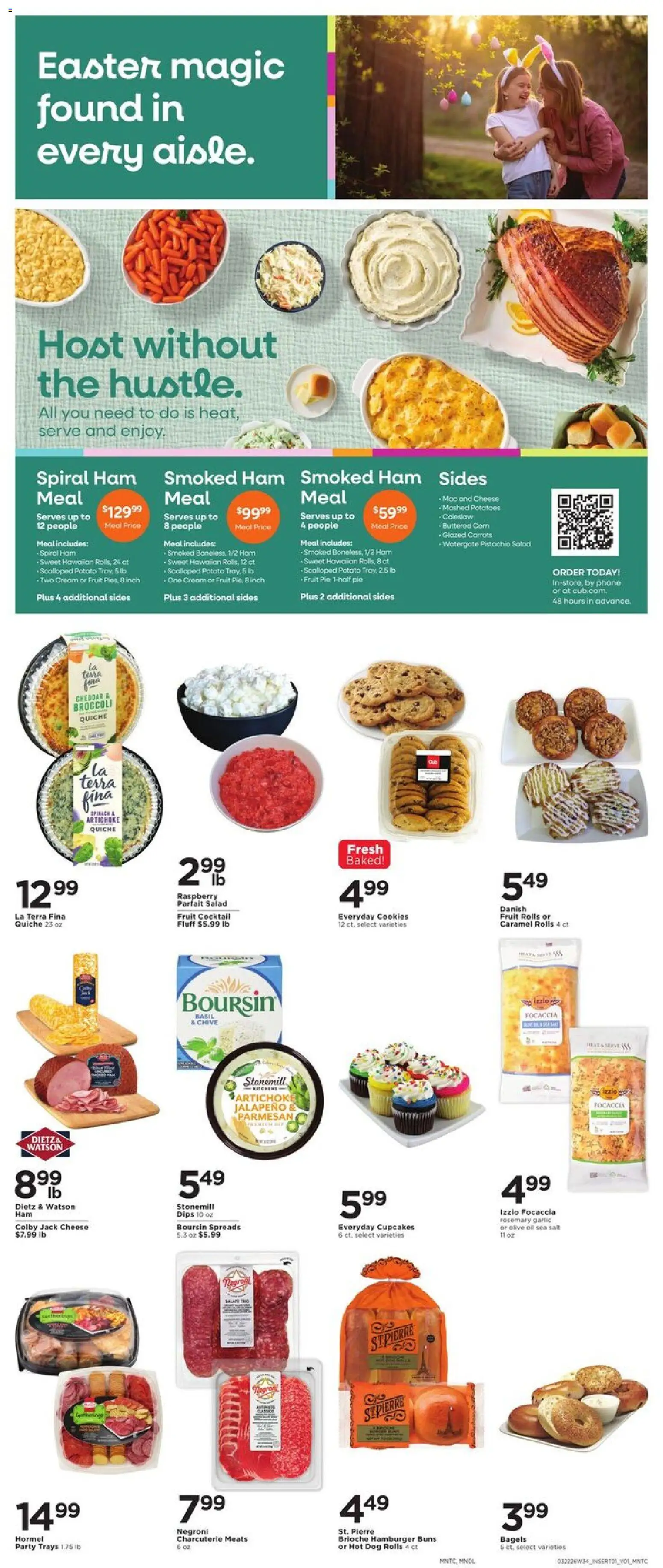 Cub Foods Weekly Ad - valid from 22.03.2026 | Page: 5 | Products: Ham, Cookies, Salt, Raspberry