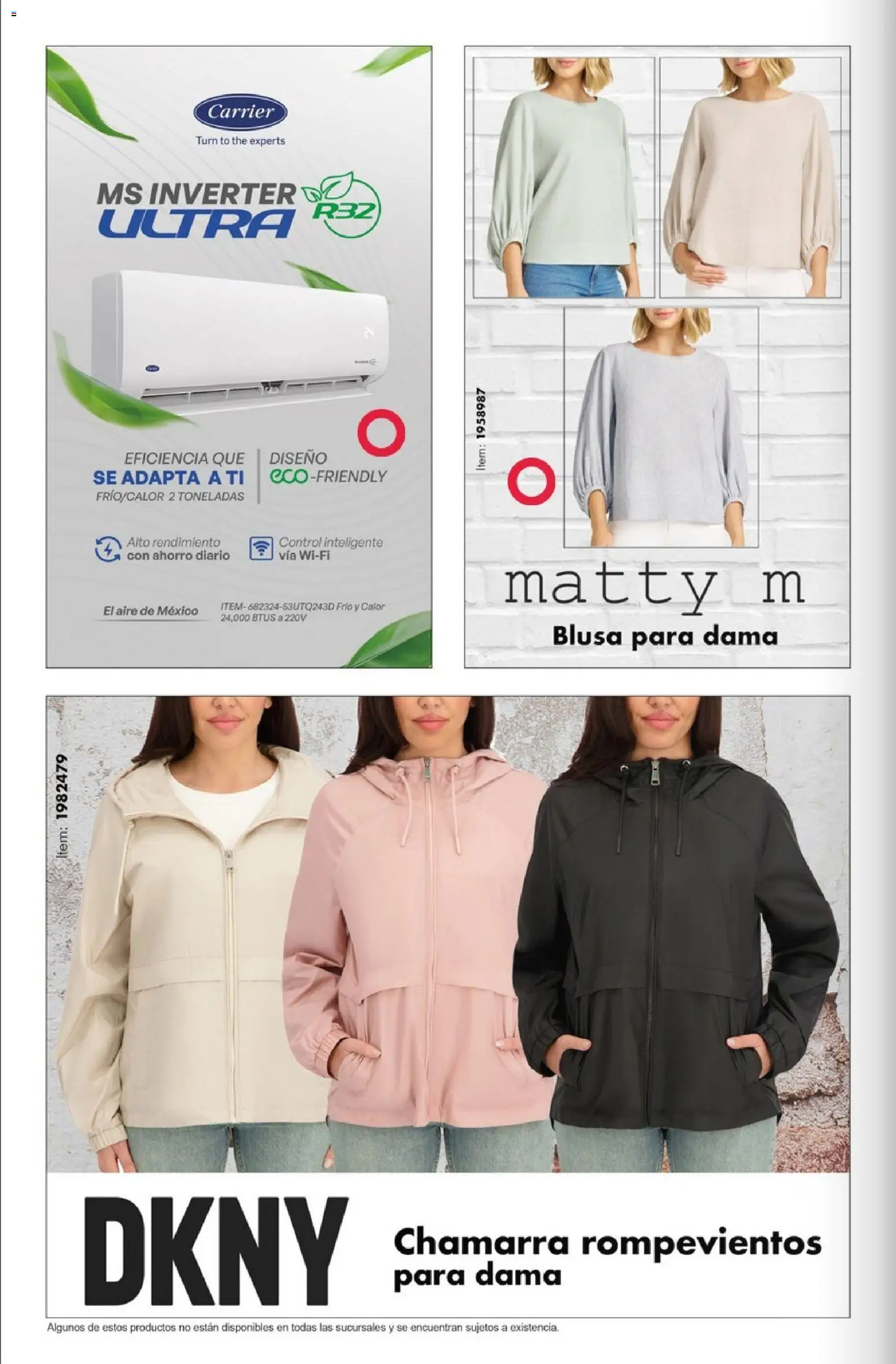 Nuevas ofertas de Costco válidas en toda la República Mexicana desde el 01.04.2026. ¡Encuentra las mejores ofertas en Costco Revista Abril 2026! | Página: 124 | Productos: Blusa, Chamarra