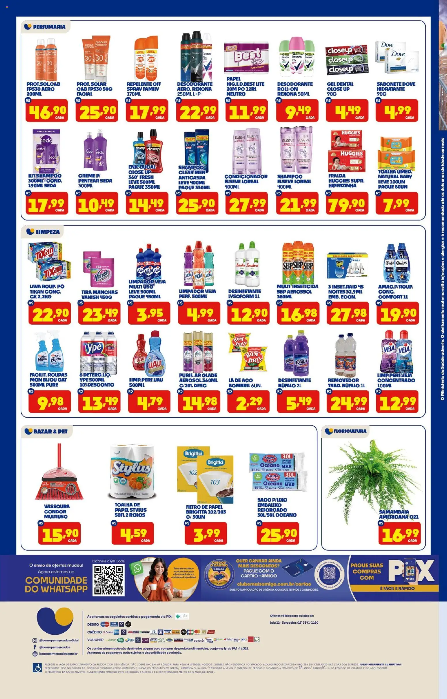 Boa Supermercados Folheto - válido de 09.01.2026 | Página: 4 | Produtos: Shampoo, Desodorante, Creme, Dove