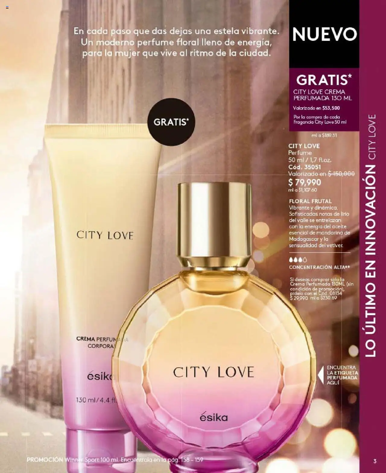 Ésika revista - valida desde el 24.09.2025 | Página: 3 | Productos: Crema, Perfume, Fragancia, Aceite