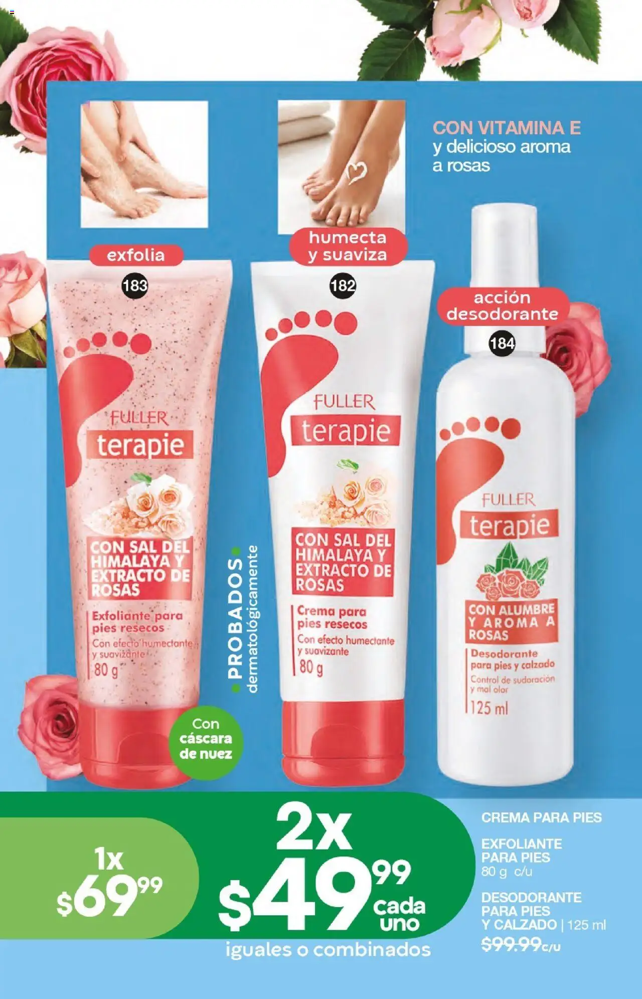 Nuevas ofertas de Fuller válidas en toda la República Mexicana desde el 17.09.2025. ¡Encuentra las mejores ofertas en Fuller - Campaña 12 2025! | Página: 96 | Productos: Desodorante, Sal, Crema, Suavizante