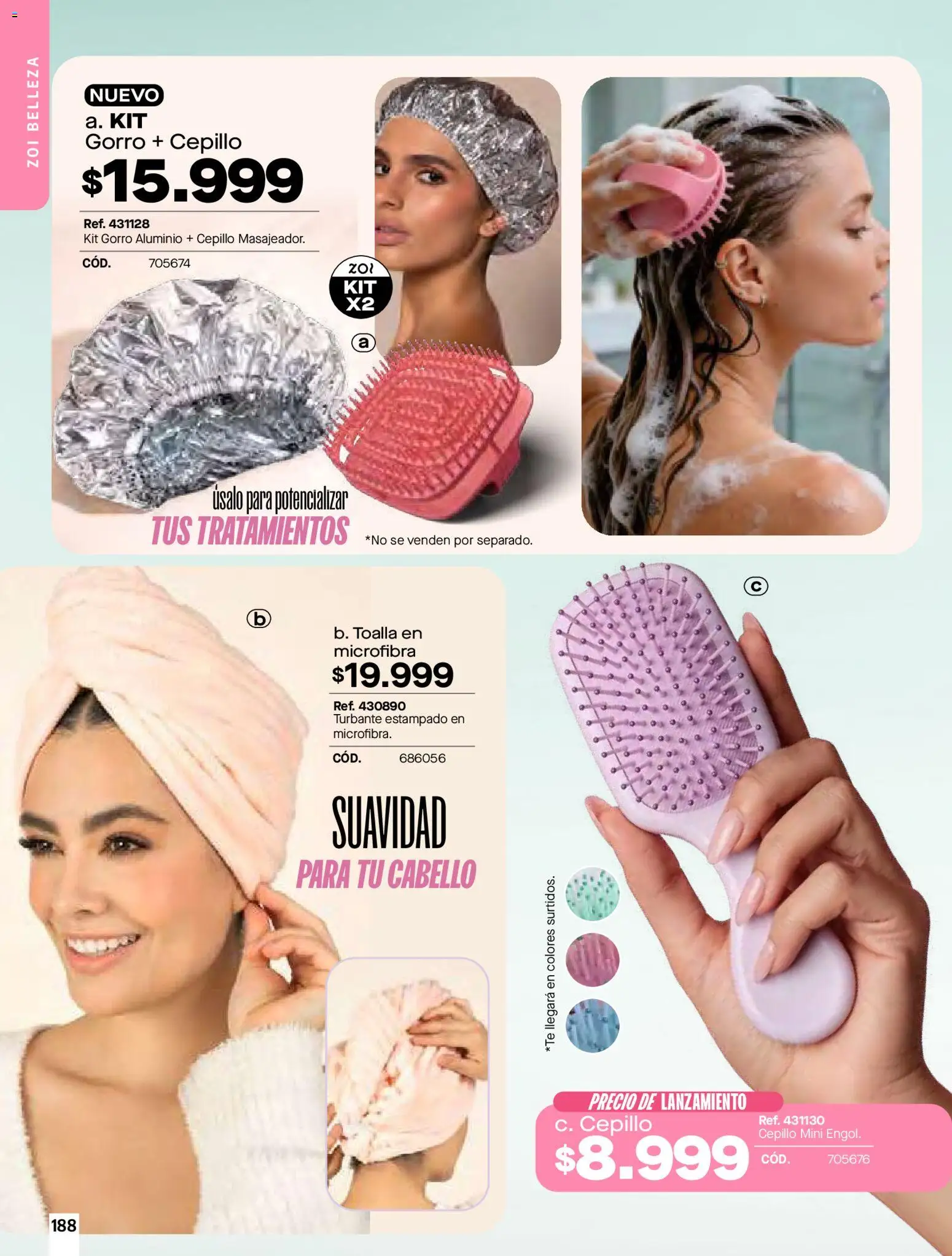 Pacifika revista - valida desde el 01.04.2026 | Página: 188 | Productos: Toalla, Cepillo