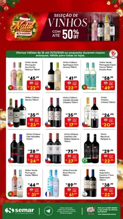 Semar Supermercado - Ofertas Vinhos - Pré-Visualização do folheto da loja Semar Supermercado, válido de 16.12.2025