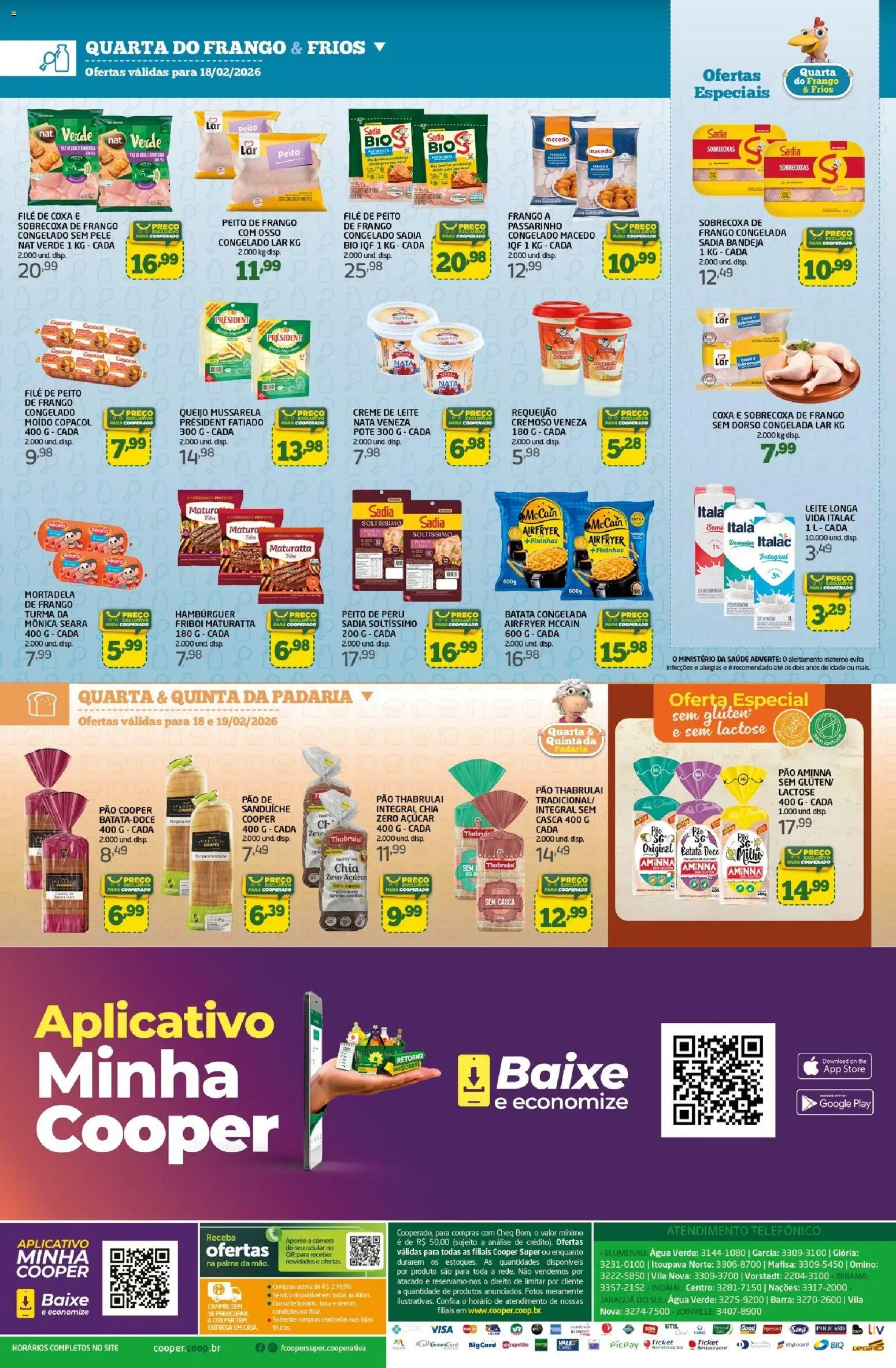 Cooper Folheto - válido de 16.02.2026 | Página: 2 | Produtos: Celular, Chia, Nata, Batata